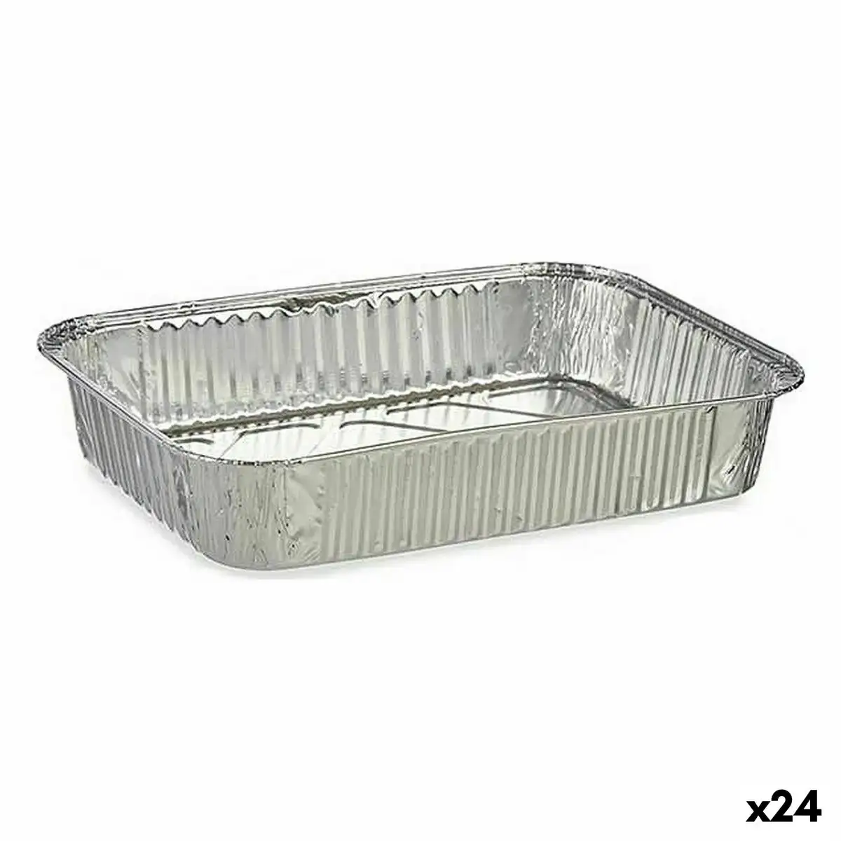 Ensemble de plats pour la cuisine jetable rectangulaire aluminium 22 5 x 6 x 15 6 cm 24 unites _6048. DIAYTAR COTE D'IVOIRE - Là où Chaque Clic Compte. Parcourez notre boutique en ligne et laissez-vous guider vers des trouvailles uniques qui enrichiront votre quotidien.