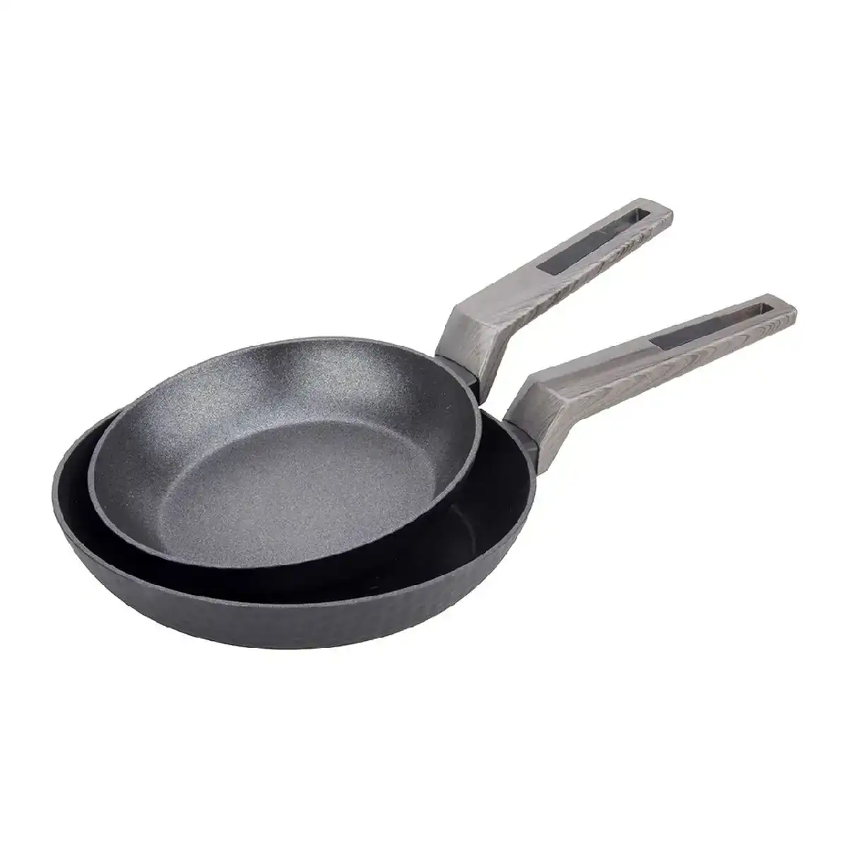 Ensemble de poele amercook black ice noir aluminium o 20 cm o 24 cm _1879. DIAYTAR COTE D'IVOIRE - Où Choisir est un Acte d'Amour pour le Côte d'Ivoire. Explorez notre boutique en ligne et choisissez des articles qui célèbrent la culture et l'artisanat du pays.