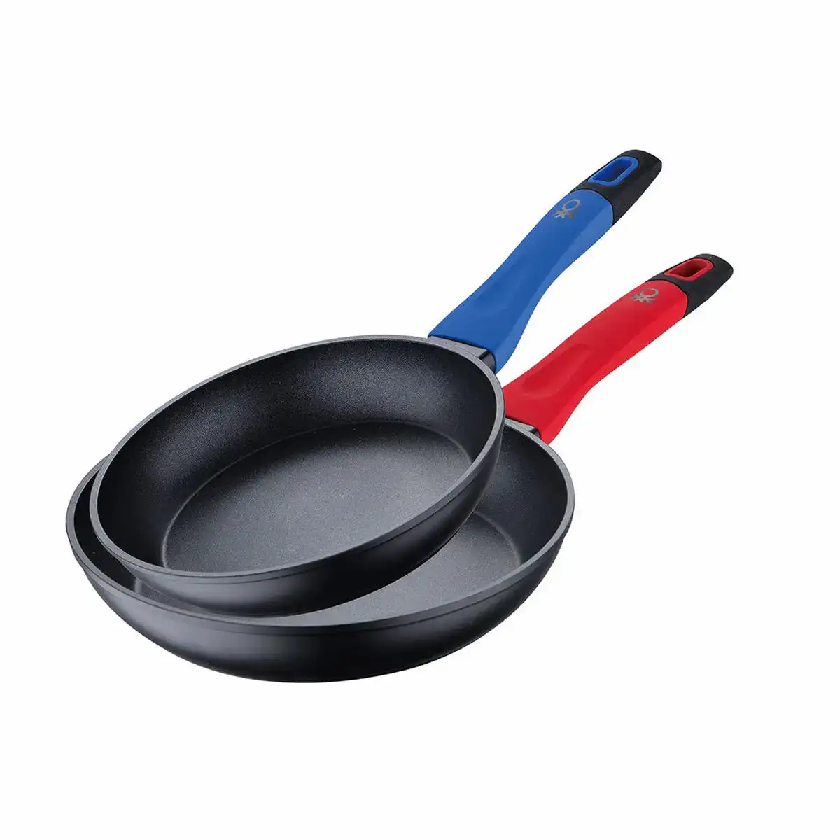 Ensemble de poele benetton bleu rouge aluminium forge 2 pcs _9633. DIAYTAR COTE D'IVOIRE - Votre Plateforme Shopping Engagée. Explorez notre catalogue et choisissez des produits qui reflètent notre dévouement envers la qualité et la satisfaction du client.