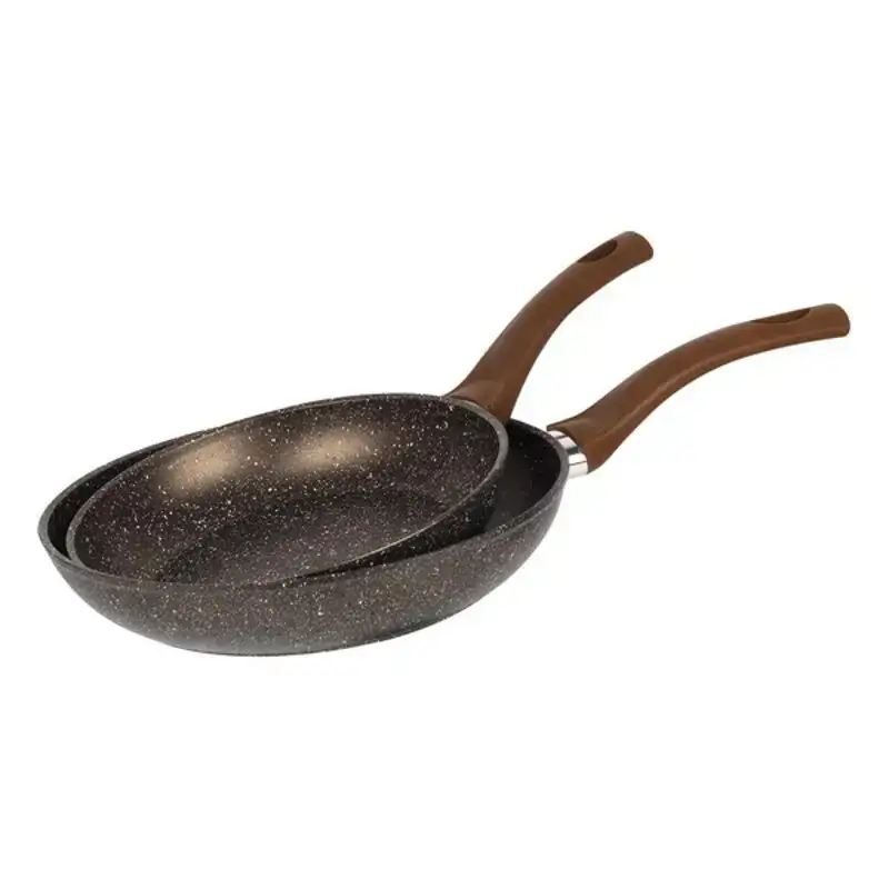 Ensemble de poele bergner champagne aluminium forge 2 pcs _7793. DIAYTAR COTE D'IVOIRE - L'Art de Vivre le Shopping Inspiré. Parcourez notre catalogue et choisissez des produits qui reflètent votre passion pour la beauté et l'authenticité.