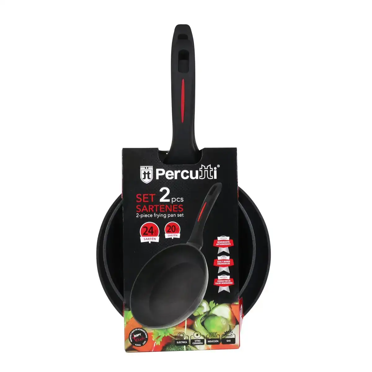 Ensemble de poele percutti 2 unites_4214. DIAYTAR COTE D'IVOIRE - Où Choisir est un Plaisir. Explorez notre boutique en ligne et choisissez parmi des produits de qualité qui satisferont vos besoins et vos goûts.