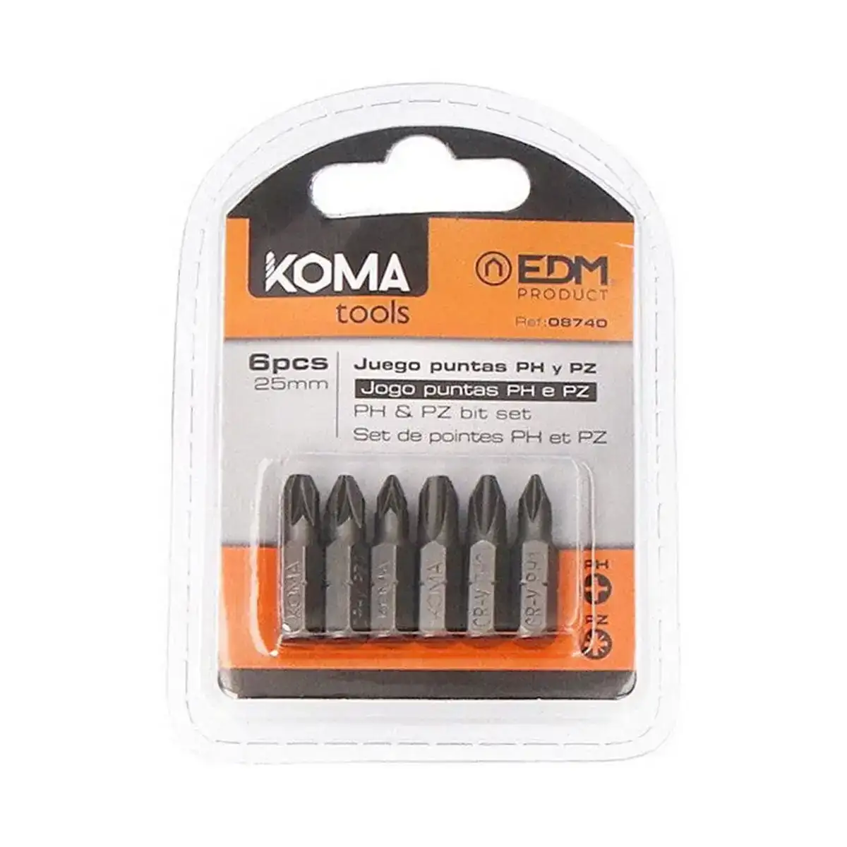 Ensemble de pointes koma tools ph1 pz 25 mm_5135. DIAYTAR COTE D'IVOIRE - L'Art de Vivre le Shopping Inspiré. Parcourez notre catalogue et choisissez des produits qui reflètent votre passion pour la beauté et l'authenticité.