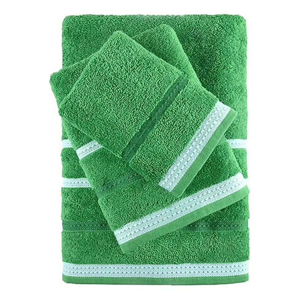 Ensemble de serviettes rainbow benetton vert 4 pcs _9243. DIAYTAR COTE D'IVOIRE - Votre Destination Shopping Incontournable. Parcourez nos rayons virtuels et trouvez des articles qui répondent à tous vos besoins, du quotidien à l'exceptionnel.