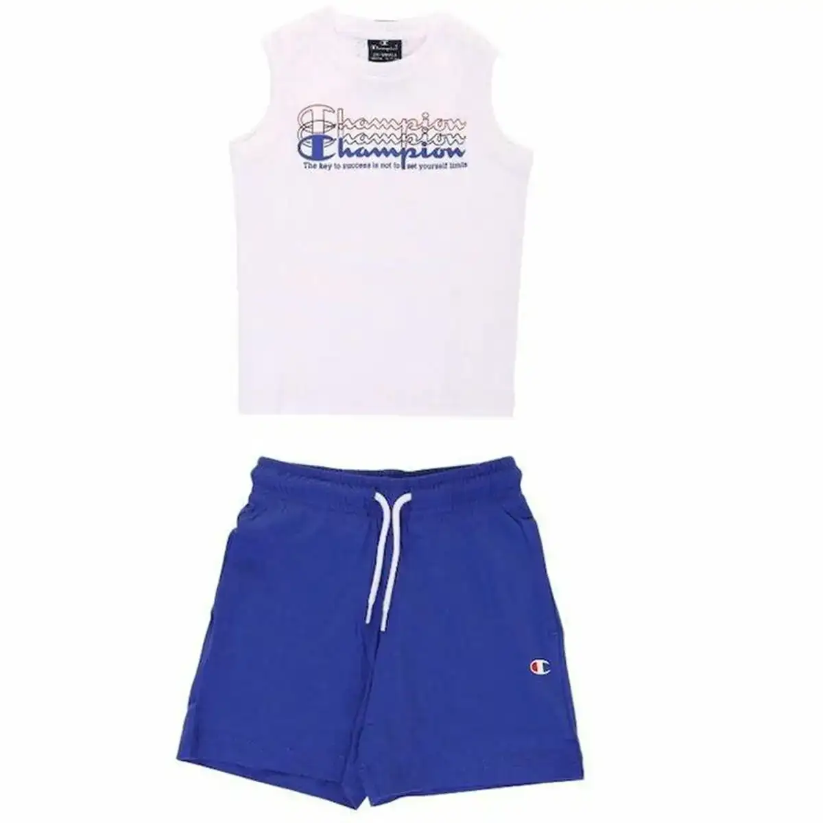 Ensemble de sport pour enfants champion blanc 2 pieces bleu_7947. DIAYTAR COTE D'IVOIRE - L'Art de Vivre l'Excellence au Quotidien. Explorez notre gamme et choisissez des produits qui ajoutent une note de prestige à votre vie.