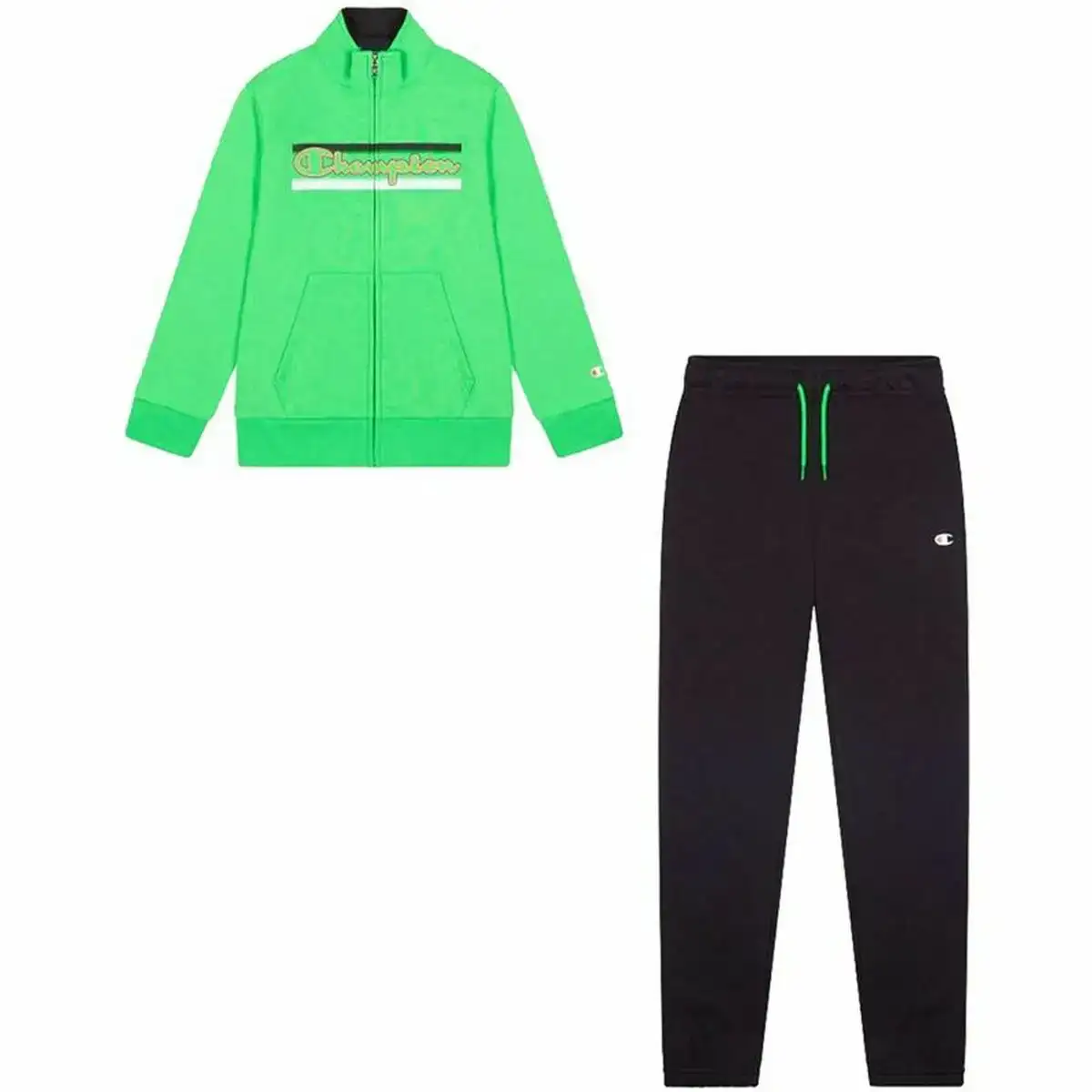 Ensemble de sport pour enfants champion full zip vert citron_4238. DIAYTAR COTE D'IVOIRE - Là où le Shopping Devient une Expérience. Naviguez à travers notre catalogue diversifié et découvrez des produits qui ajoutent de la couleur et de la passion à votre vie.