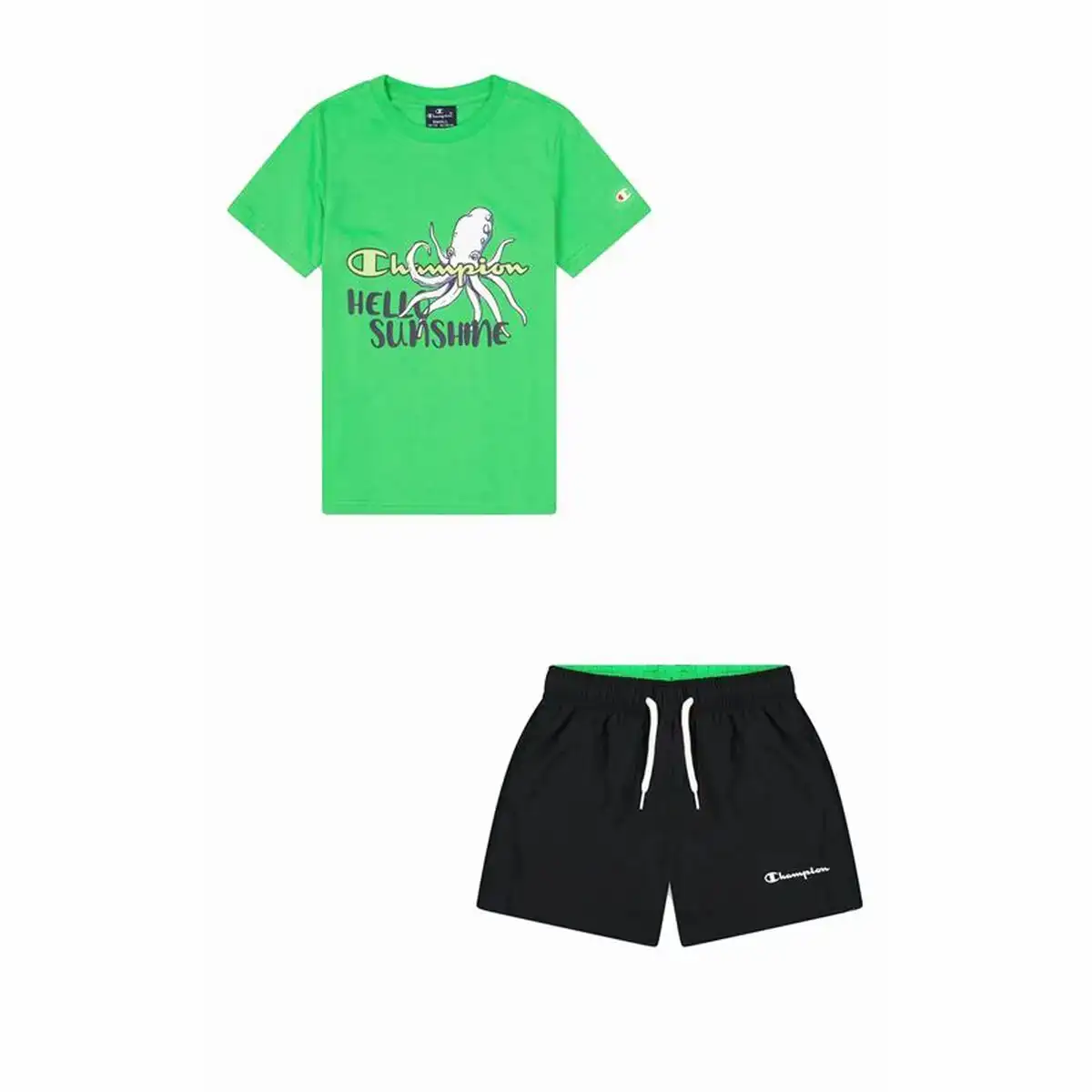 Ensemble de sport pour enfants champion vert 2 pieces_5256. DIAYTAR COTE D'IVOIRE - Là où Chaque Achat a du Sens. Explorez notre gamme et choisissez des produits qui racontent une histoire, votre histoire.