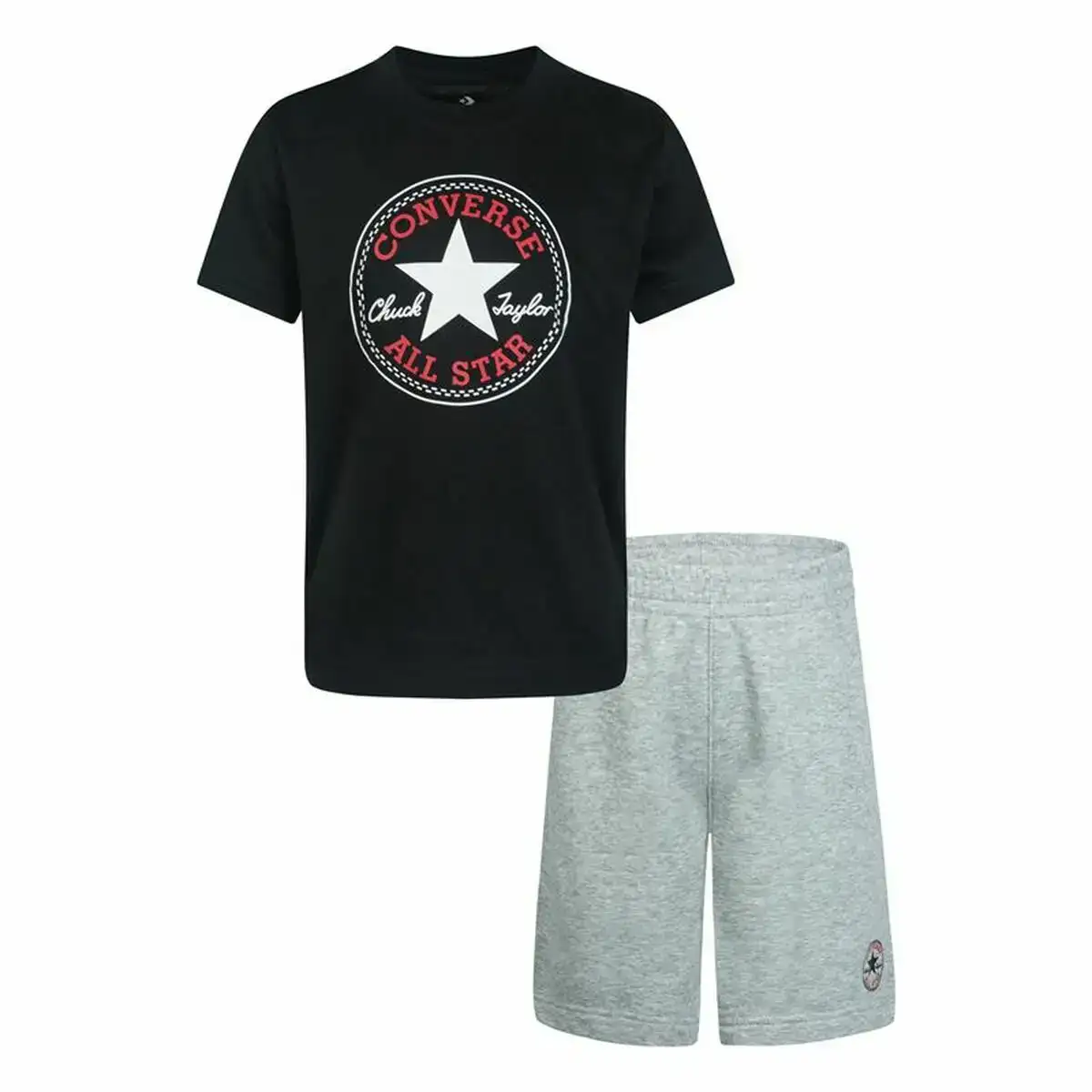 Ensemble de sport pour enfants converse core tee noir gris_7840. DIAYTAR COTE D'IVOIRE - Où Choisir est un Acte de Création. Naviguez à travers notre plateforme et choisissez des produits qui complètent votre histoire personnelle.