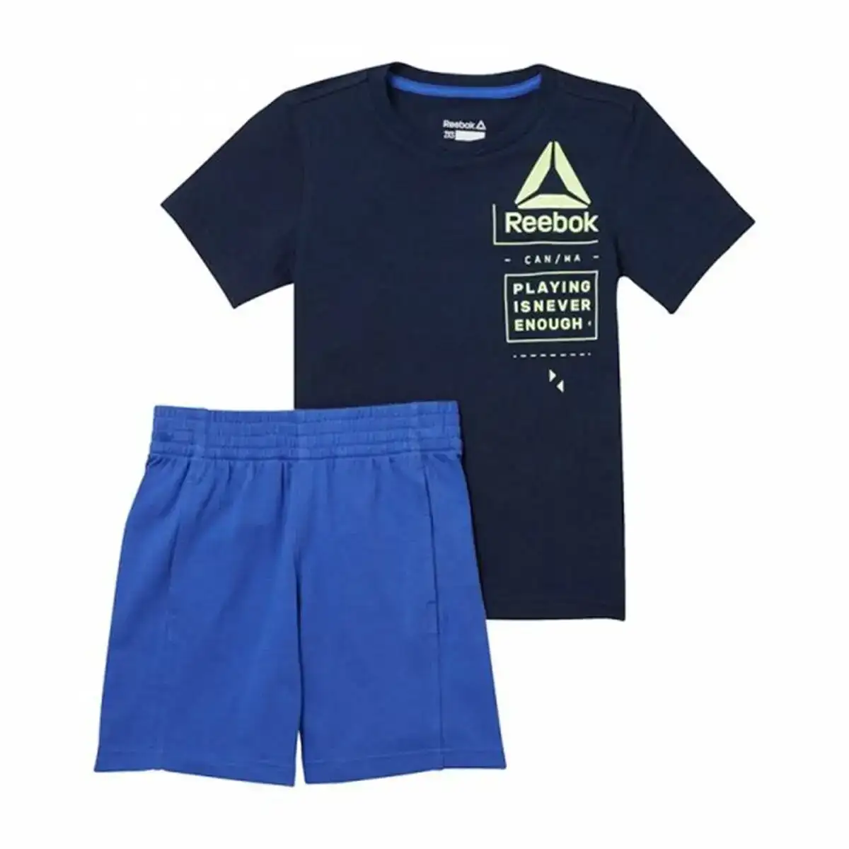 Ensemble de sport pour enfants reebok cf4289 bleu fonce_2239. DIAYTAR COTE D'IVOIRE - Votre Destination pour un Shopping Inoubliable. Naviguez à travers notre catalogue et choisissez des produits qui vous marquent par leur originalité.