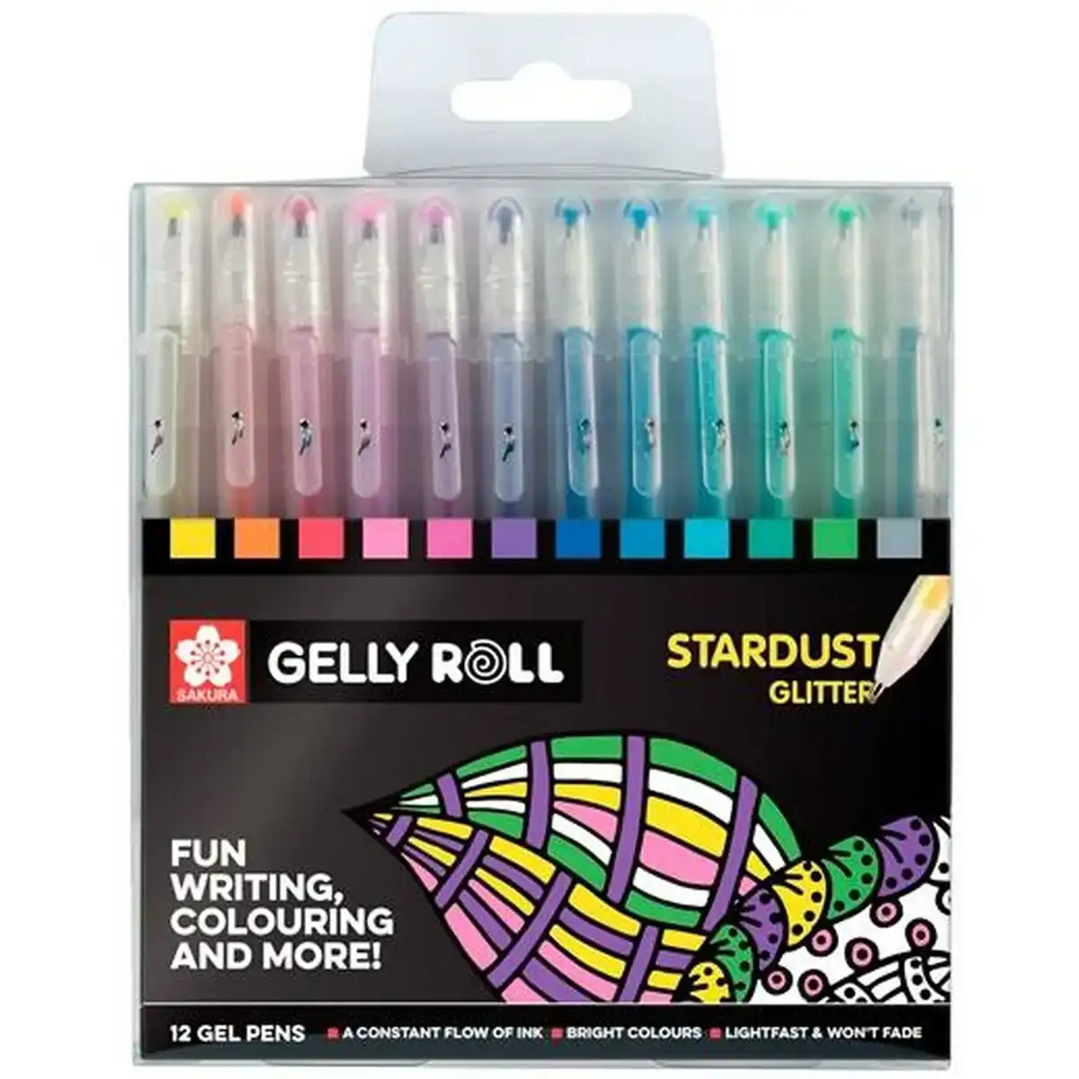 Ensemble de stylos talens sakura stardust glitter 12 pieces_9346. DIAYTAR COTE D'IVOIRE - L'Art du Shopping Éclairé. Naviguez à travers notre plateforme intuitive et découvrez une variété d'articles soigneusement sélectionnés pour répondre à vos besoins et à vos envies.
