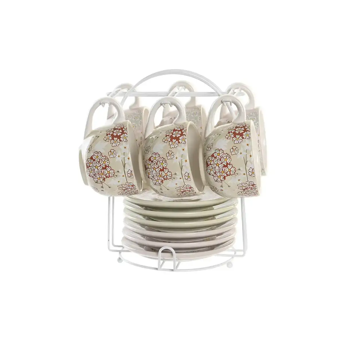 Ensemble de tasses a cafe dkd home decor beige metal vert dolomite 180 ml 6 pieces _4972. DIAYTAR COTE D'IVOIRE - Votre Destination pour un Shopping Éclairé. Parcourez notre boutique en ligne pour découvrir des produits de qualité qui embelliront votre quotidien.