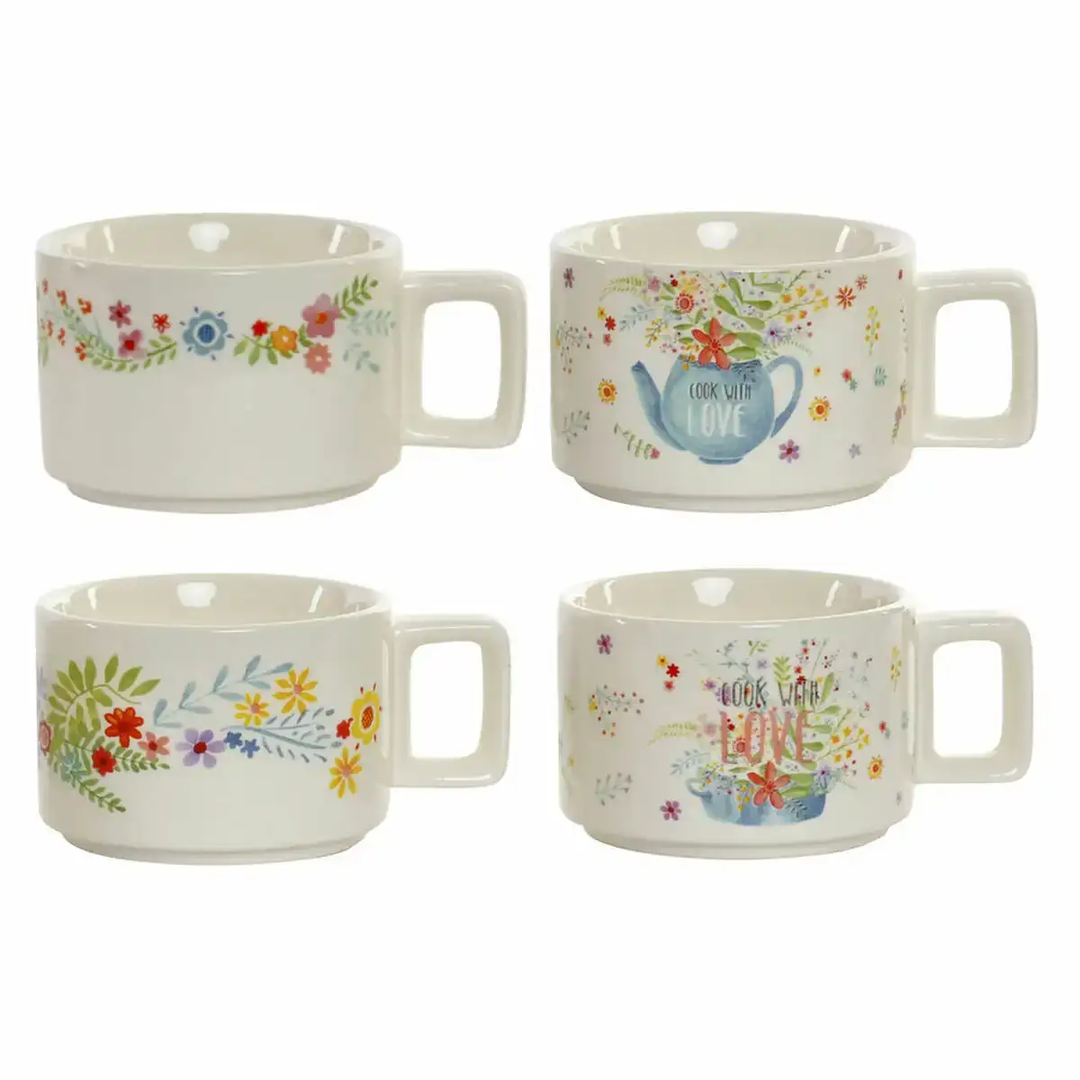 Ensemble de tasses a cafe dkd home decor metal multicouleur 260 ml dolomite 4 pieces _4399. DIAYTAR COTE D'IVOIRE - Là où les Rêves de Shopping Deviennent Réalité. Naviguez à travers notre catalogue diversifié et choisissez parmi une variété d'articles qui feront de votre shopping une expérience inoubliable.