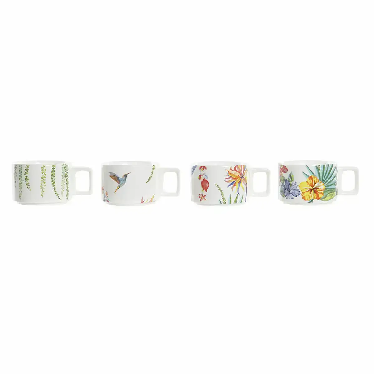 Ensemble de tasses a cafe dkd home decor multicouleur dolomite 4 pieces 260 ml_2697. Bienvenue sur DIAYTAR COTE D'IVOIRE - Où l'Élégance Rencontrer la Tradition. Explorez notre gamme variée et trouvez des articles qui marient le chic moderne au charme ancestral.