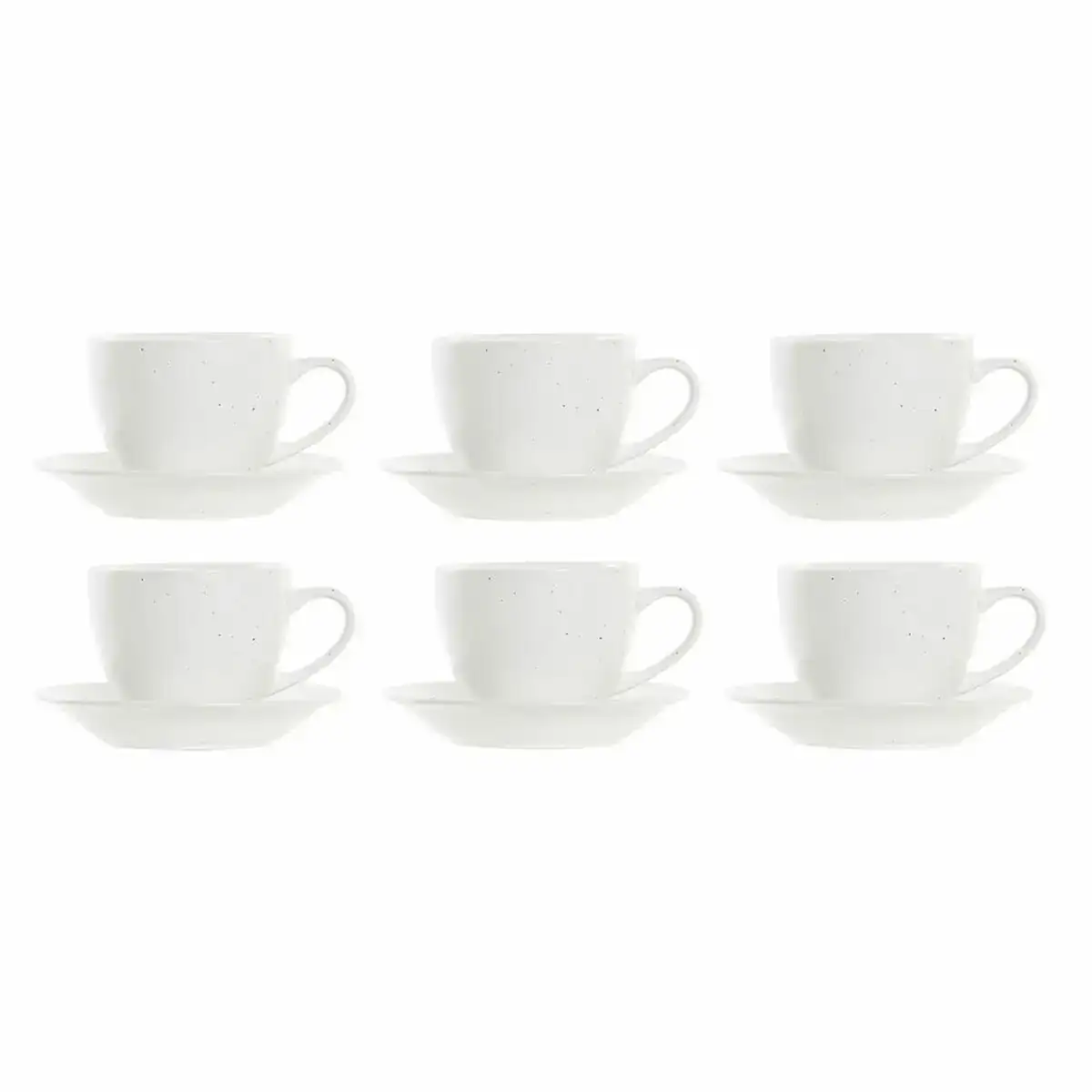 Ensemble de tasses a cafe dkd home decor naturel bois d hevea blanc gres 150 ml_6661. DIAYTAR COTE D'IVOIRE - L'Art de Vivre avec Authenticité. Explorez notre gamme de produits artisanaux et découvrez des articles qui apportent une touche unique à votre vie.