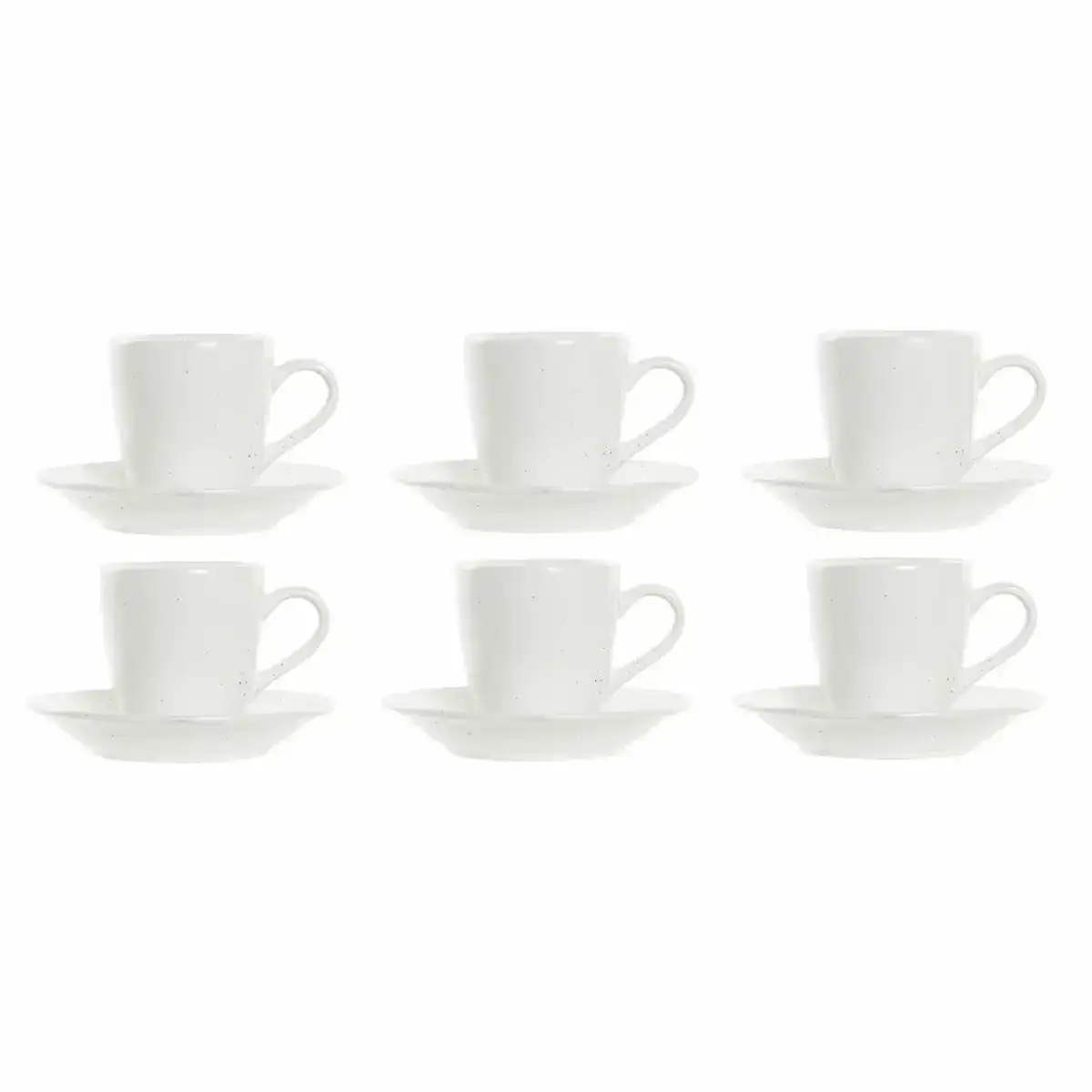 Ensemble de tasses a cafe dkd home decor naturel bois d hevea blanc gres 90 ml_2779. DIAYTAR COTE D'IVOIRE - Où Choisir est un Plaisir. Explorez notre boutique en ligne et choisissez parmi des produits de qualité qui satisferont vos besoins et vos goûts.