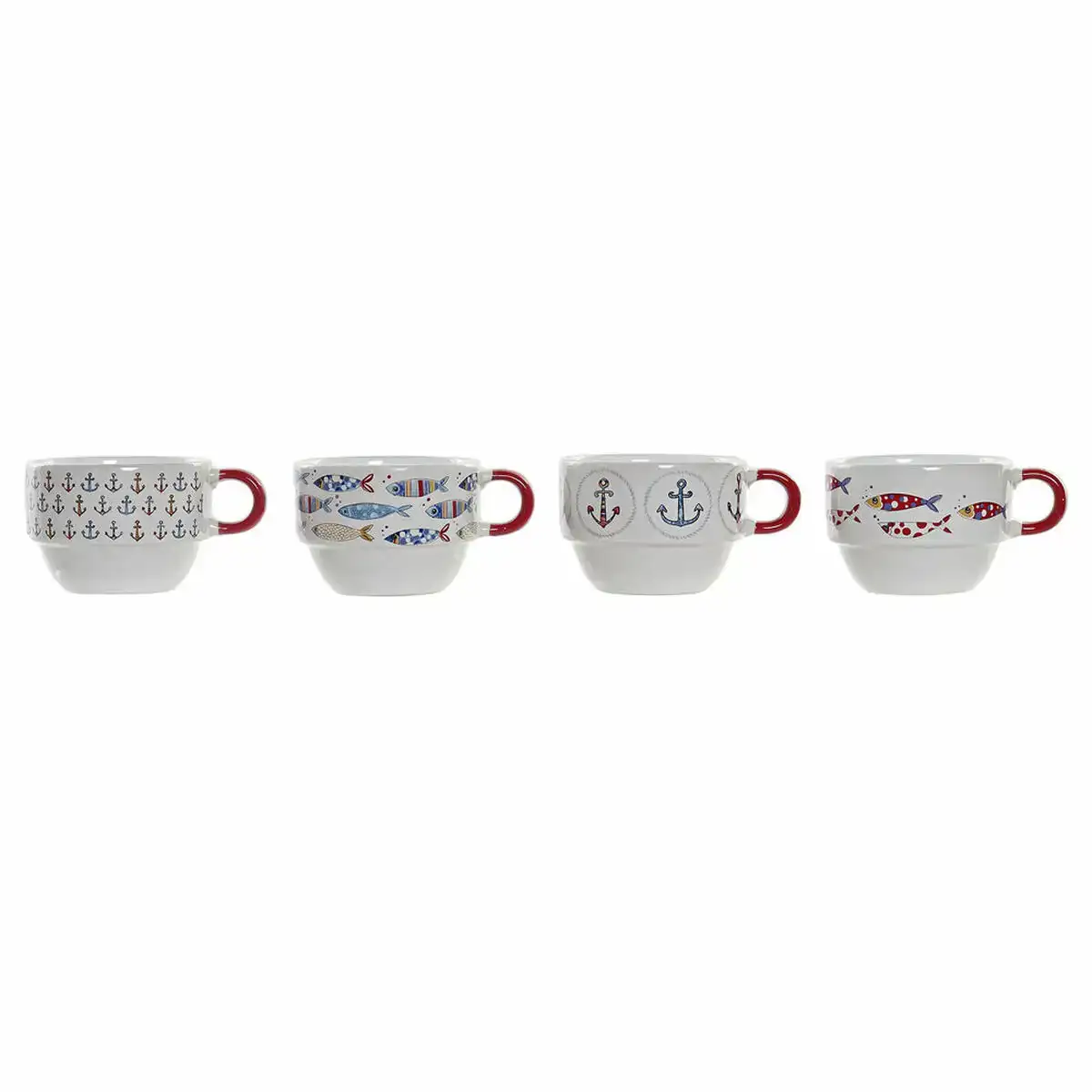 Ensemble de tasses a cafe dkd home decor rouge multicouleur metal gres 4 pieces 190 ml_4719. DIAYTAR COTE D'IVOIRE - L'Art du Shopping Facilité. Naviguez sur notre plateforme en ligne pour découvrir une expérience d'achat fluide et agréable, avec une gamme de produits adaptés à tous.
