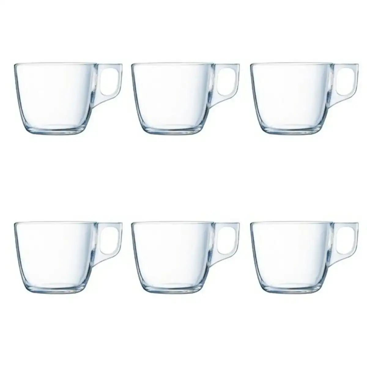 Ensemble de tasses a cafe luminarc 6 pcs transparent 22 cl _2321. Bienvenue sur DIAYTAR COTE D'IVOIRE - Où Choisir est un Voyage Passionnant. Plongez dans notre catalogue et trouvez des produits qui révèlent la diversité et la beauté du Côte d'Ivoire.