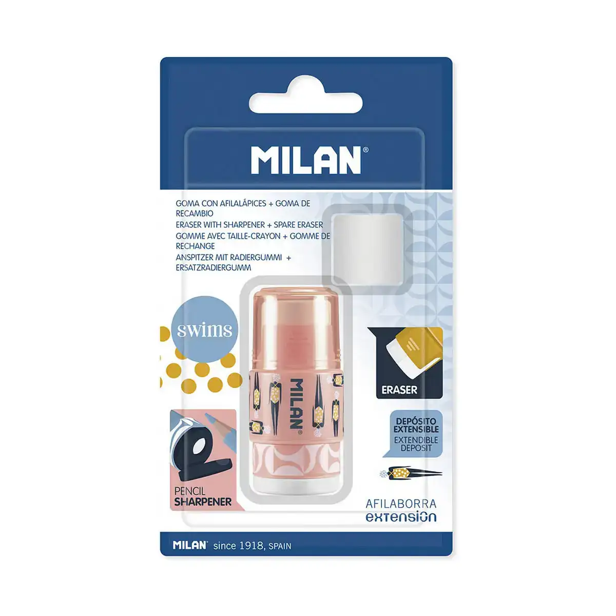 Ensemble gomme et taille crayon milan swims_1652. DIAYTAR COTE D'IVOIRE - L'Art du Shopping Éclairé. Naviguez à travers notre plateforme intuitive et découvrez une variété d'articles soigneusement sélectionnés pour répondre à vos besoins et à vos envies.