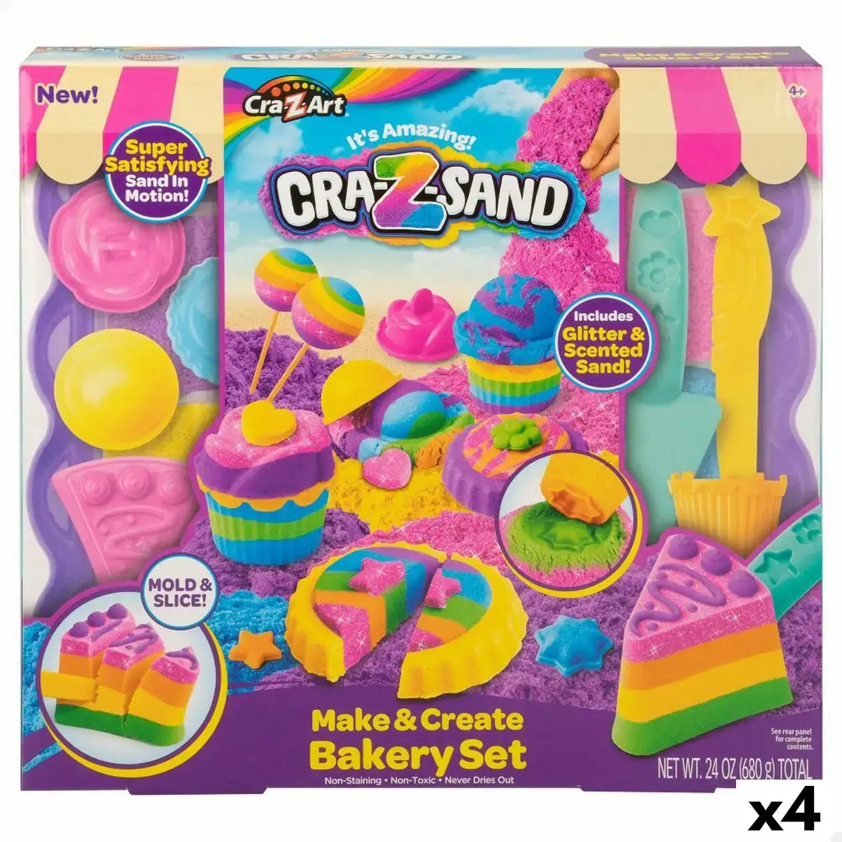 Ensemble pour activites manuelles cra z art cra z sand bakery plastique sable_2251. DIAYTAR COTE D'IVOIRE - Où Chaque Sélection est une Victoire. Découvrez notre boutique en ligne et trouvez des articles qui vous rendent la vie plus belle, un choix à la fois.