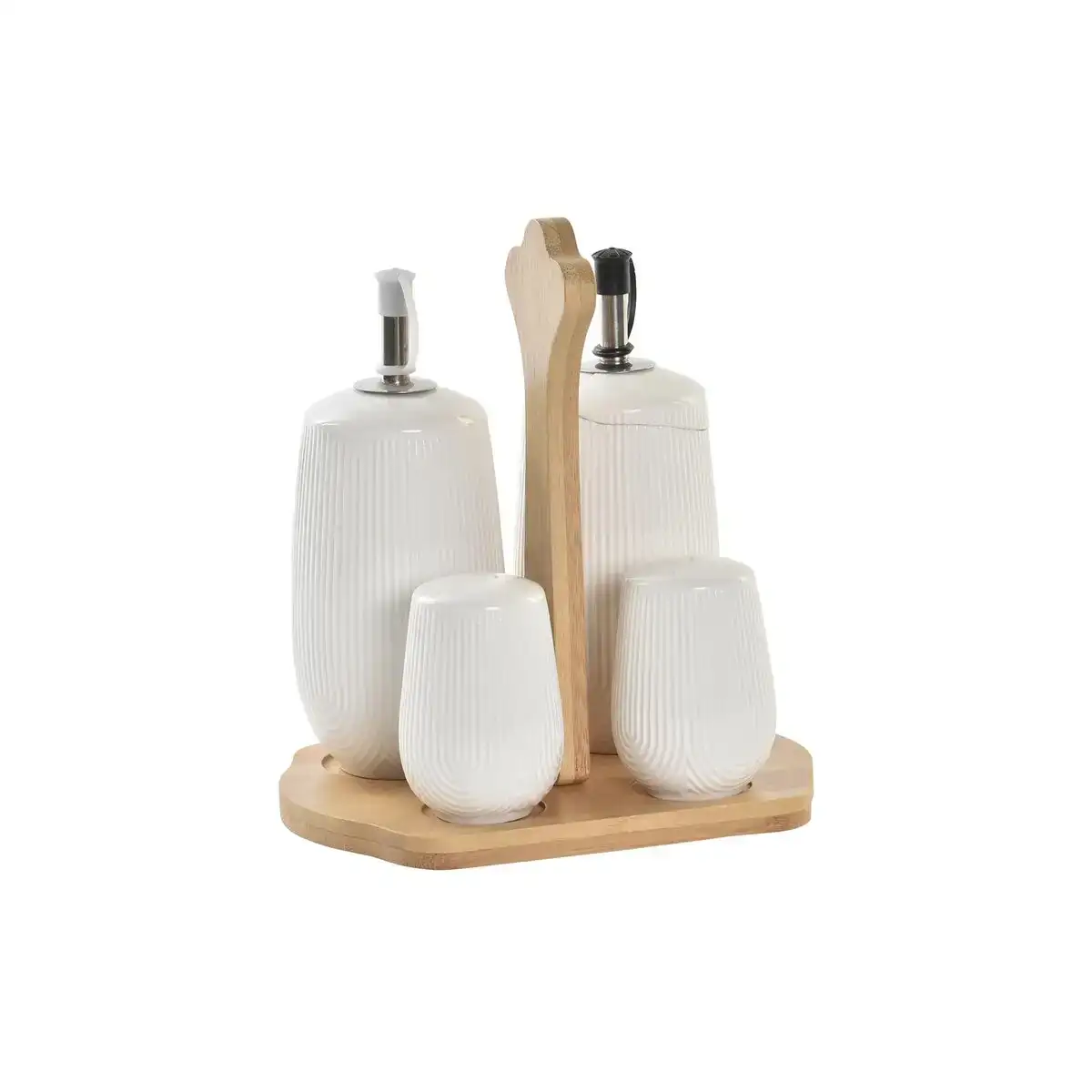Ensemble saliere et poivrier dkd home decor 17 x 12 5 x 18 cm naturel porcelaine blanc 5 unites_5182. Entrez dans l'Univers de DIAYTAR COTE D'IVOIRE - Où Chaque Produit a sa Place. Explorez nos rayons virtuels et choisissez des articles qui s'intègrent parfaitement à votre style de vie.