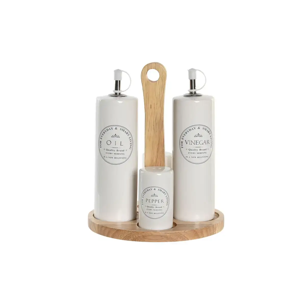 Ensemble saliere et poivrier dkd home decor 18 x 15 x 22 cm bois blanc gres_5628. Bienvenue chez DIAYTAR COTE D'IVOIRE - Où Choisir est une Invitation au Voyage. Explorez notre boutique en ligne et découvrez des produits qui vous transportent dans l'univers du Côte d'Ivoire.
