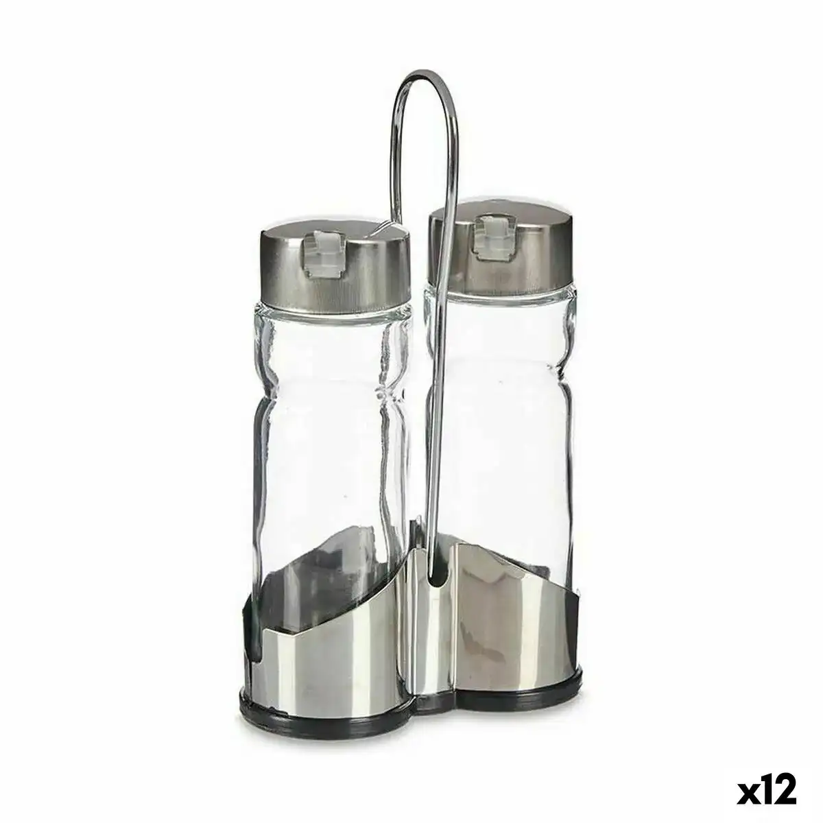 Ensemble saliere et poivrier transparent metal 12 unites _3726. DIAYTAR COTE D'IVOIRE - Où Choisir Devient une Expression de Soi. Découvrez notre boutique en ligne et trouvez des articles qui révèlent votre personnalité et votre style.