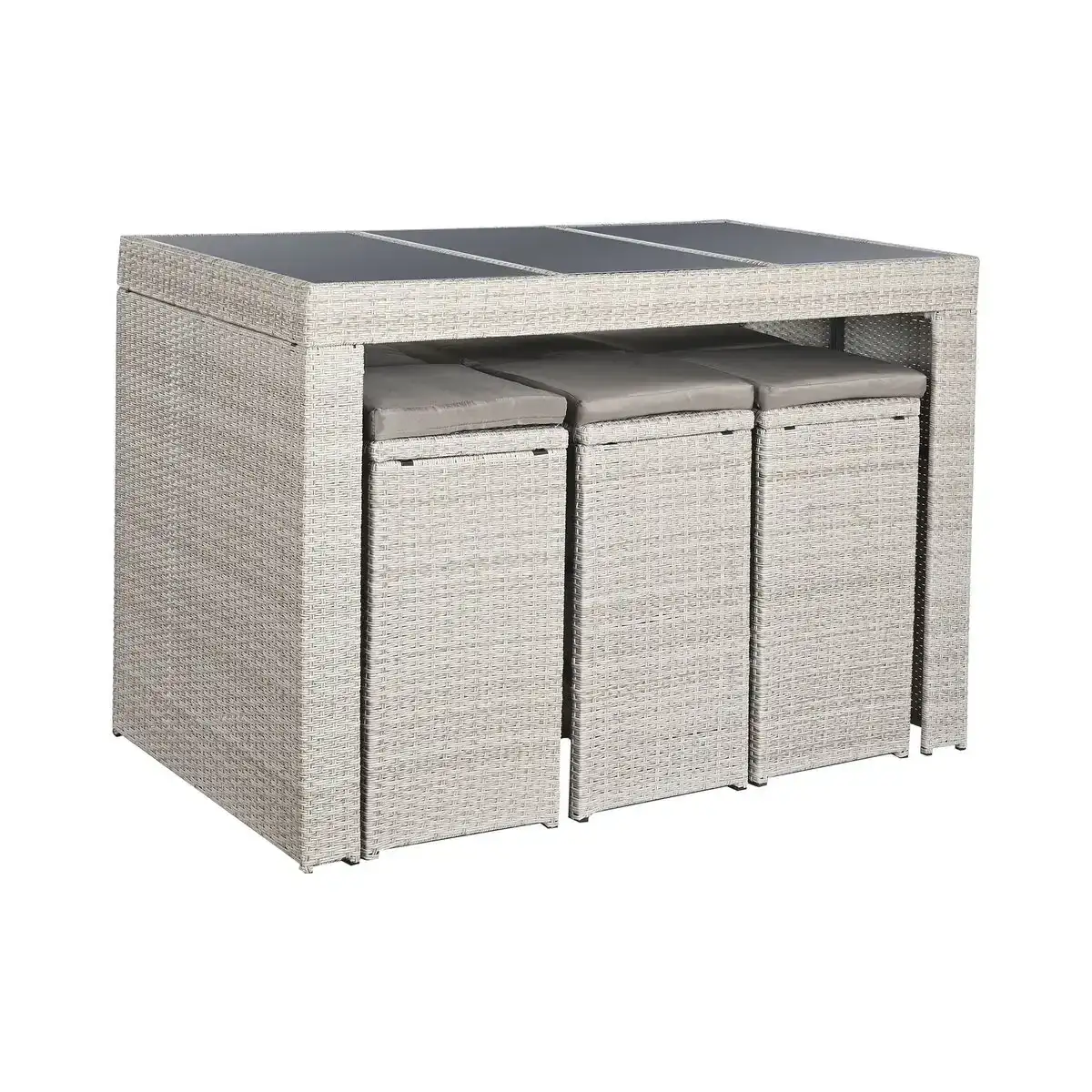 Ensemble table 6 chaises dkd home decor acier rotin synthetique 143 x 80 x 100 cm_1168. Découvrez DIAYTAR COTE D'IVOIRE - Là où Votre Shopping Prend Vie. Plongez dans notre vaste sélection et trouvez des produits qui ajoutent une touche spéciale à votre quotidien.