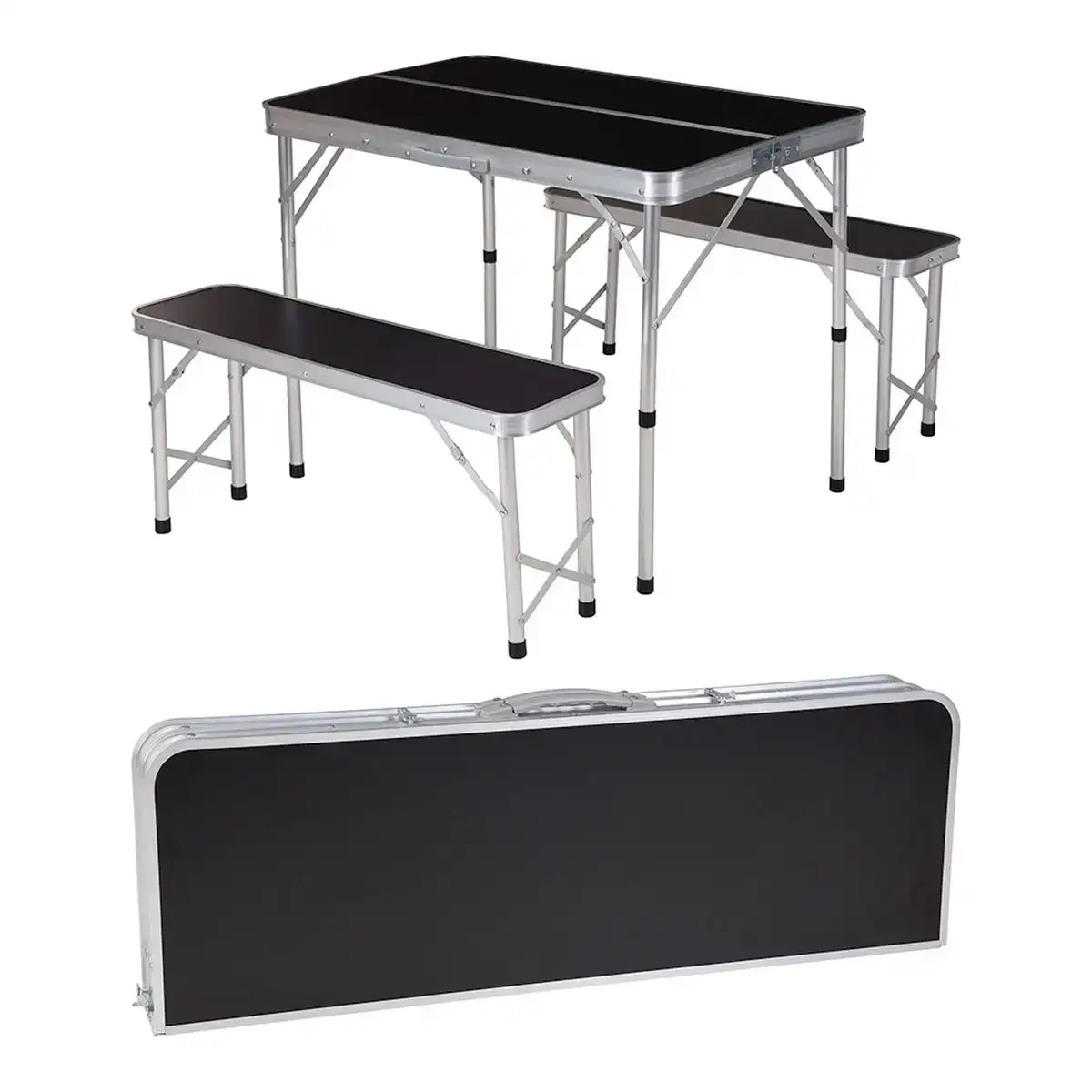 Ensemble table chaises redcliffs 90 x 60 x 70 cm aluminium_5350. Entrez dans l'Univers de DIAYTAR COTE D'IVOIRE - Où l'Élégance et la Variété se Rencontrent. Parcourez notre catalogue pour dénicher des articles qui ajoutent une touche d'élégance à votre vie.