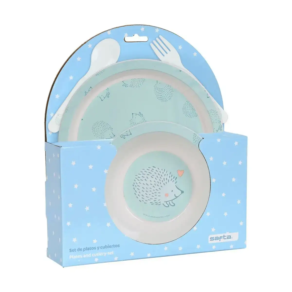 Ensemble vaisselle pour enfants safta erizo polyurethane 4 pieces _1587. DIAYTAR COTE D'IVOIRE - Où Chaque Produit est une Histoire à Raconter. Découvrez notre sélection de produits qui vous permettent de créer votre propre récit à travers vos achats.