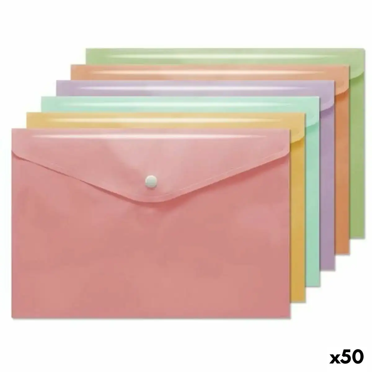Enveloppes bismark porte documents 32 5 x 23 cm gateau polypropylene 50 unites_5573. DIAYTAR COTE D'IVOIRE - Là où Vos Rêves Prendent Forme. Plongez dans notre catalogue diversifié et trouvez des produits qui enrichiront votre quotidien, du pratique à l'exceptionnel.