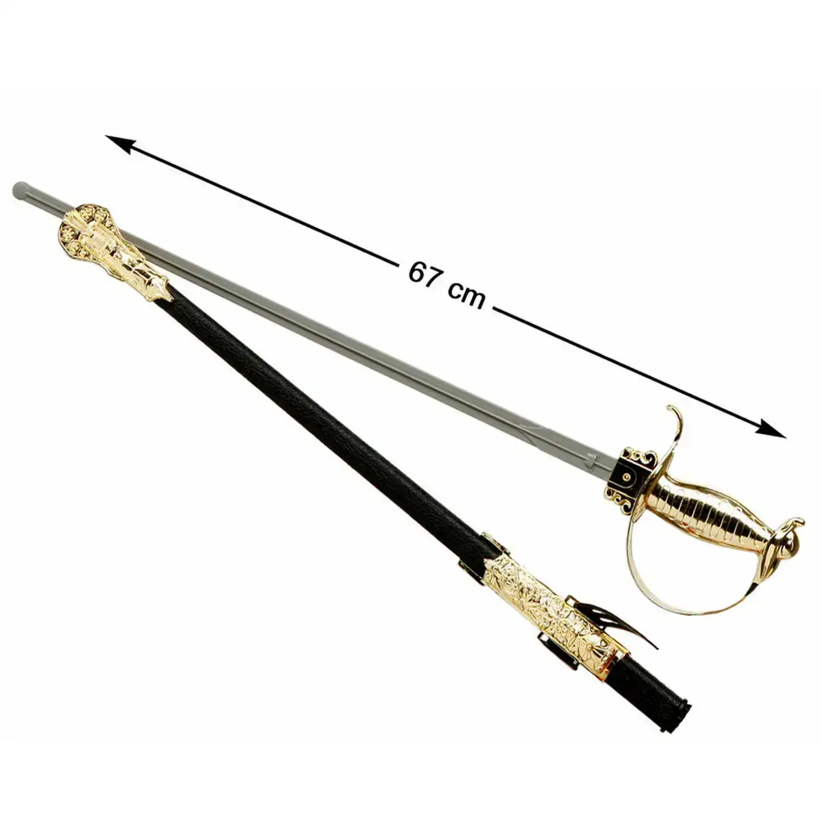 Epee jouet etui 67 cm_7055. DIAYTAR COTE D'IVOIRE - Là où Chaque Achat a du Sens. Explorez notre gamme et choisissez des produits qui racontent une histoire, votre histoire.