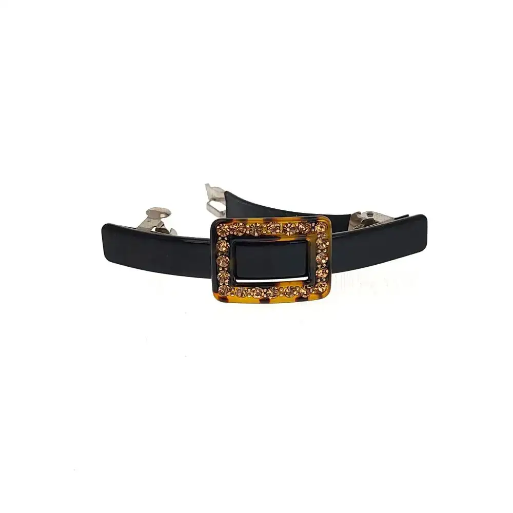 Epingle a cheveux araban noir marron boucle_3095. Bienvenue chez DIAYTAR COTE D'IVOIRE - Où Chaque Objet a son Histoire. Découvrez notre sélection méticuleuse et choisissez des articles qui racontent l'âme du Côte d'Ivoire.