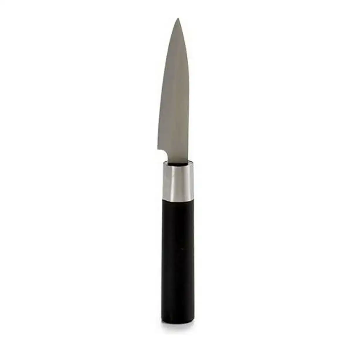 Eplucheur argente noir acier inoxydable plastique_2539. DIAYTAR COTE D'IVOIRE - L'Art de Choisir, l'Art de S'émerveiller. Explorez notre gamme de produits et laissez-vous émerveiller par des créations authentiques et des designs modernes.
