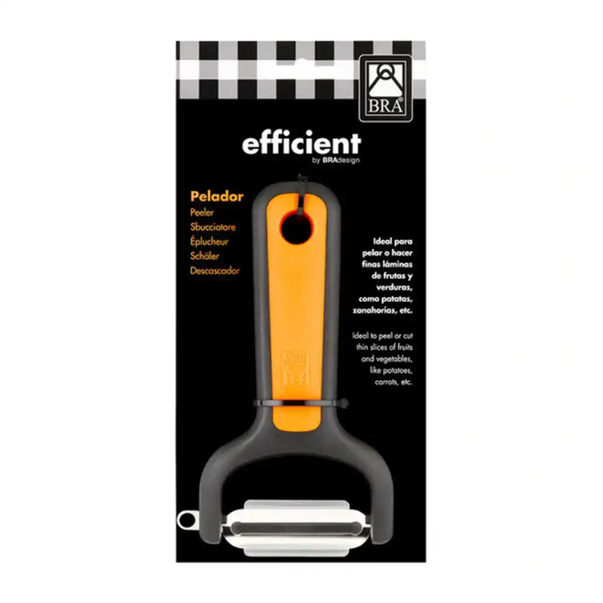 Eplucheur bra a195013 orange acier inoxydable y_4209. DIAYTAR COTE D'IVOIRE - Votre Passage vers l'Exceptionnel. Explorez notre boutique en ligne, où chaque produit est choisi avec soin pour offrir une expérience de shopping inoubliable.