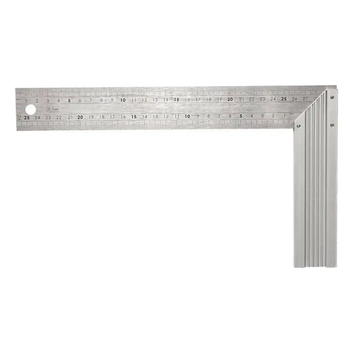 Equerre irimo acier inoxydable aluminium 300 mm _3519. DIAYTAR COTE D'IVOIRE - L'Équilibre Parfait entre Tradition et Modernité. Explorez notre collection pour trouver des produits qui incarnent la culture et la contemporanéité du Côte d'Ivoire.