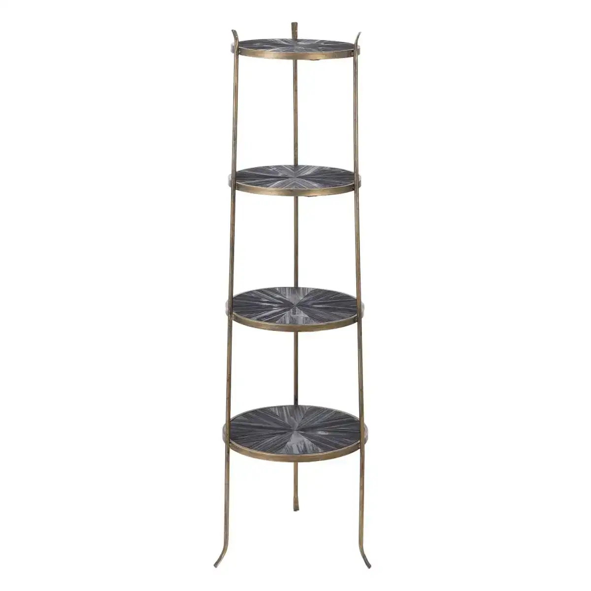 Etagere 47 5 x 47 x 152 cm noir dore metal bois_7059. Entrez dans le Monde de DIAYTAR COTE D'IVOIRE - Où la Satisfaction est la Priorité. Explorez notre sélection pensée pour vous offrir une expérience de shopping qui va au-delà de vos attentes.