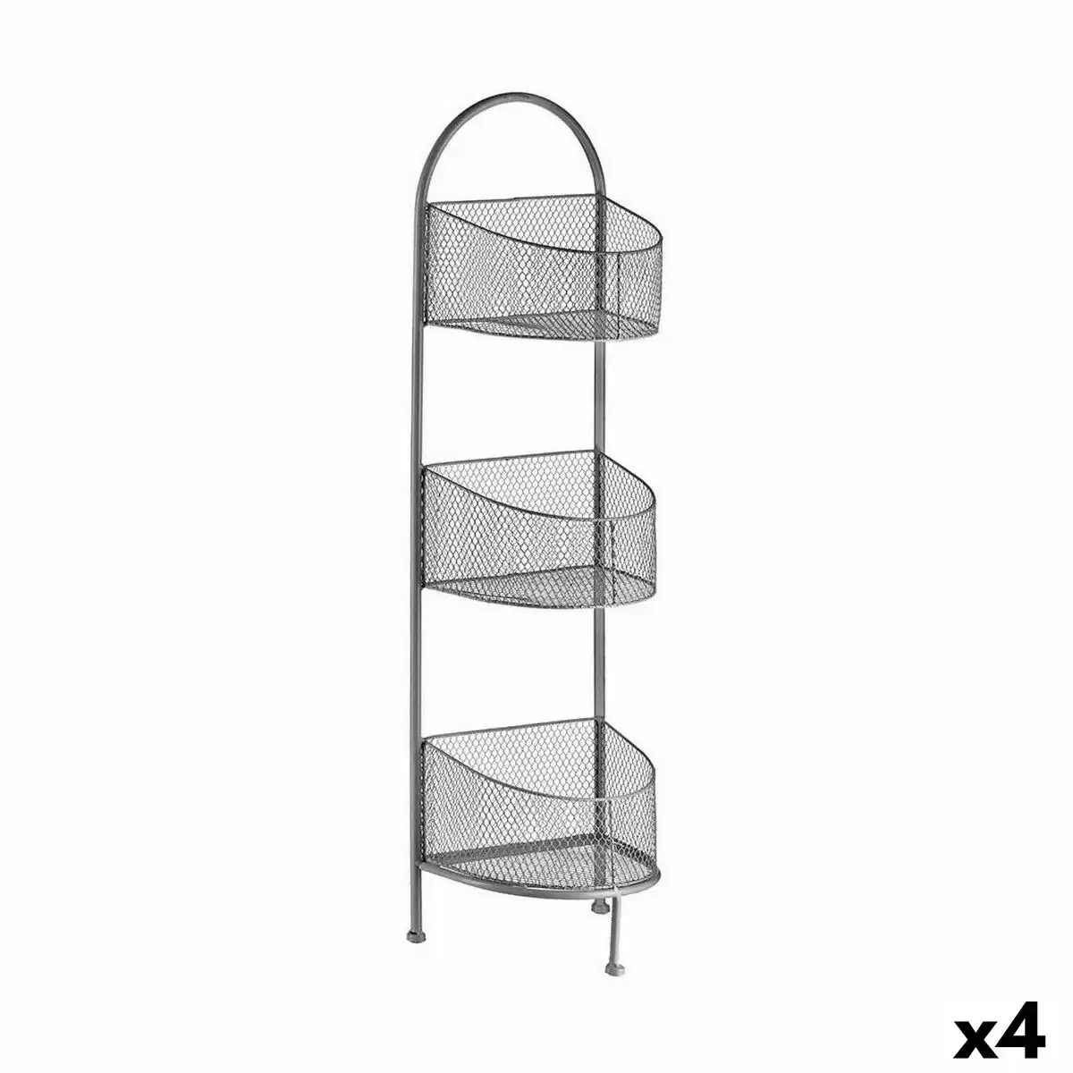 Etagere argente metal 21 2 x 97 x 28 5 cm 4 unites _1353. Bienvenue chez DIAYTAR COTE D'IVOIRE - Où le Shopping Devient un Voyage. Explorez notre plateforme pour dénicher des produits uniques, racontant l'histoire et l'âme du Côte d'Ivoire.
