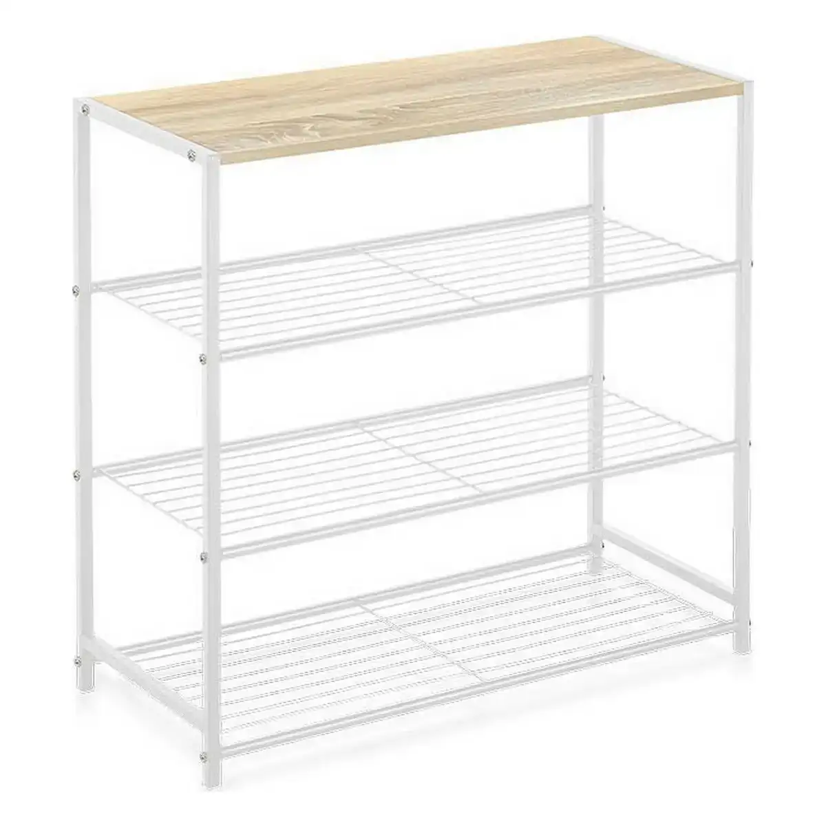 Etagere confortime 4 etageres 60 x 30 x 63 5 cm metal bois_7796. DIAYTAR COTE D'IVOIRE - Votre Passage Vers l'Excellence Shopping. Découvrez un catalogue en ligne qui offre une expérience d'achat exceptionnelle, avec des produits soigneusement sélectionnés pour satisfaire tous les goûts.