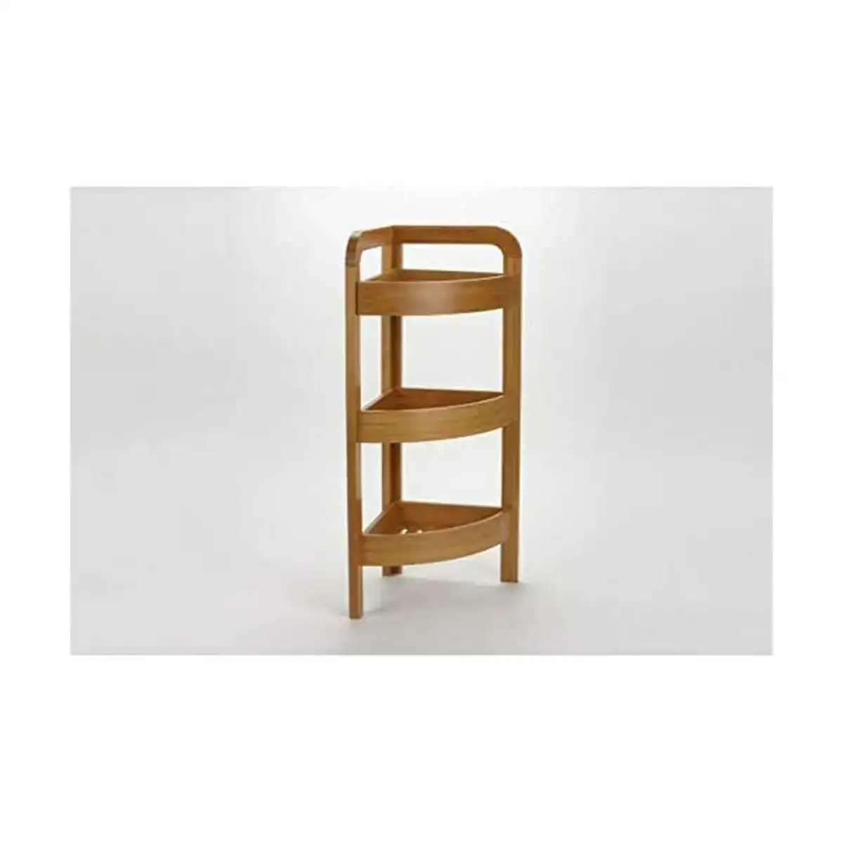 Etagere d angle 5five 3 etageres 23 x 23 x 61 cm bambou_5002. DIAYTAR COTE D'IVOIRE - Où Choisir Devient un Acte de Découverte. Découvrez notre gamme et choisissez des produits qui éveillent votre curiosité et élargissent vos horizons.