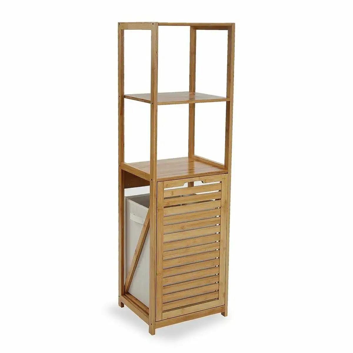 Etagere de salle de bains versa textile bambou bois mdf 33 x 130 x 37 5 cm _7034. Bienvenue sur DIAYTAR COTE D'IVOIRE - Où Chaque Produit a son Charme. Explorez notre sélection minutieuse et trouvez des articles qui vous séduisent et vous inspirent.