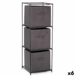 Etagere noir gris polypropylene fer tnt non woven 35 x 35 x 102 cm 6 unites _4255. DIAYTAR COTE D'IVOIRE - Où Chaque Achat Raconte une Histoire. Parcourez notre boutique en ligne pour trouver des articles qui évoquent le savoir-faire et la tradition du Côte d'Ivoire.