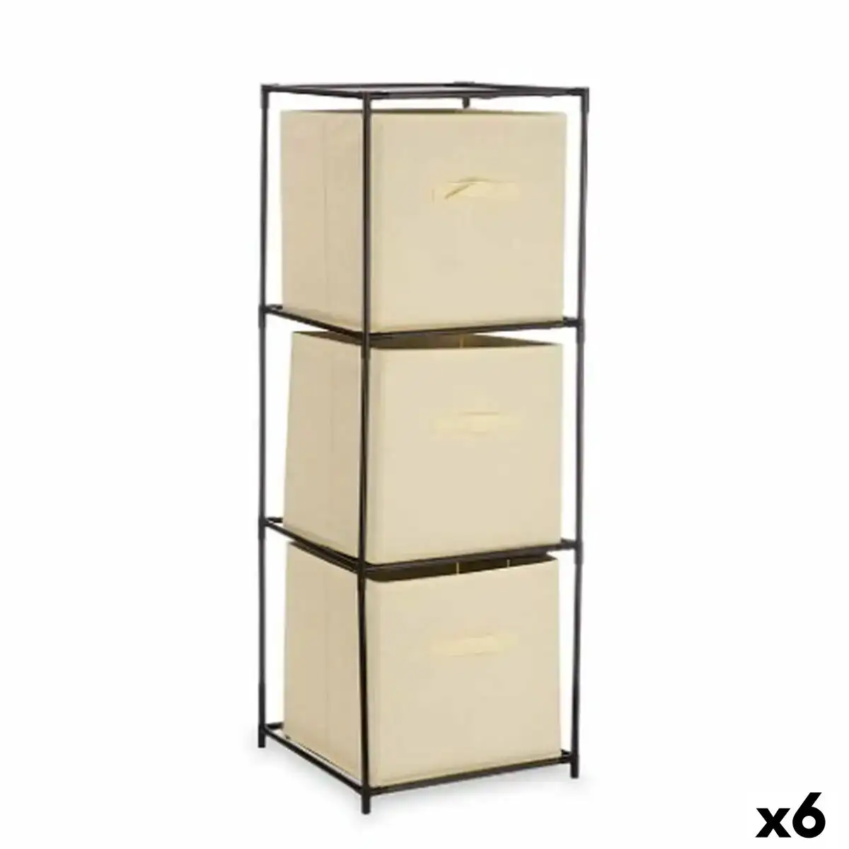 Etagere noir naturel polypropylene fer tnt non woven 35 x 35 x 102 cm 6 unites _2796. DIAYTAR COTE D'IVOIRE - Où Choisir est un Acte d'Amour pour le Côte d'Ivoire. Explorez notre boutique en ligne et choisissez des articles qui célèbrent la culture et l'artisanat du pays.