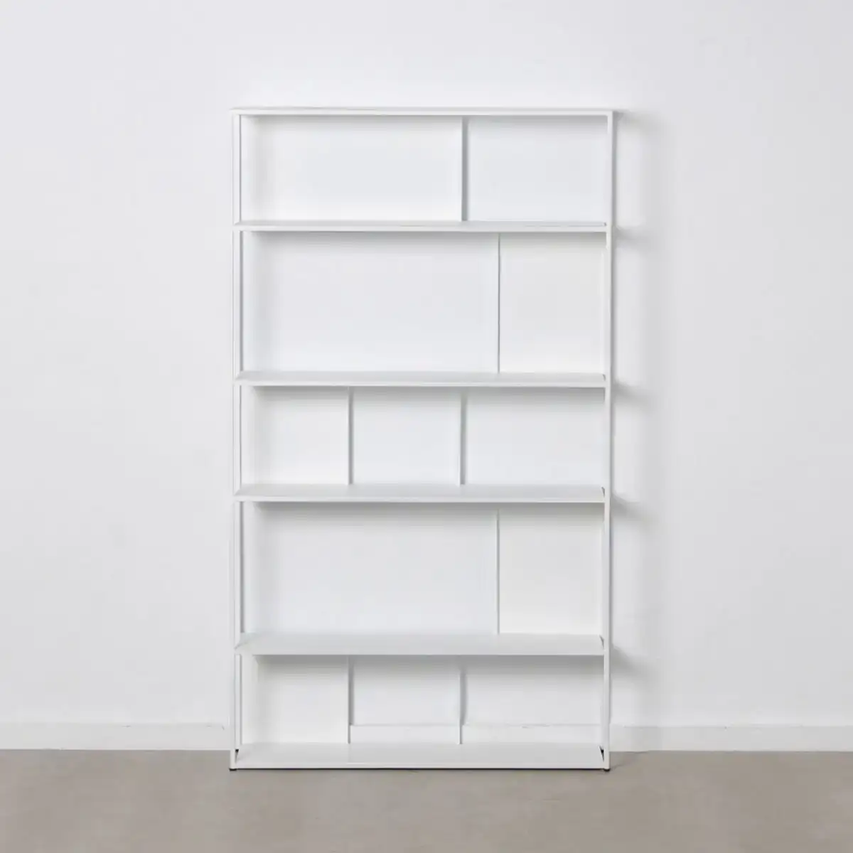 Etagere square 100 x 22 x 175 cm metal blanc_1343. DIAYTAR COTE D'IVOIRE - Là où les Rêves de Shopping Deviennent Réalité. Naviguez à travers notre catalogue diversifié et choisissez parmi une variété d'articles qui feront de votre shopping une expérience inoubliable.