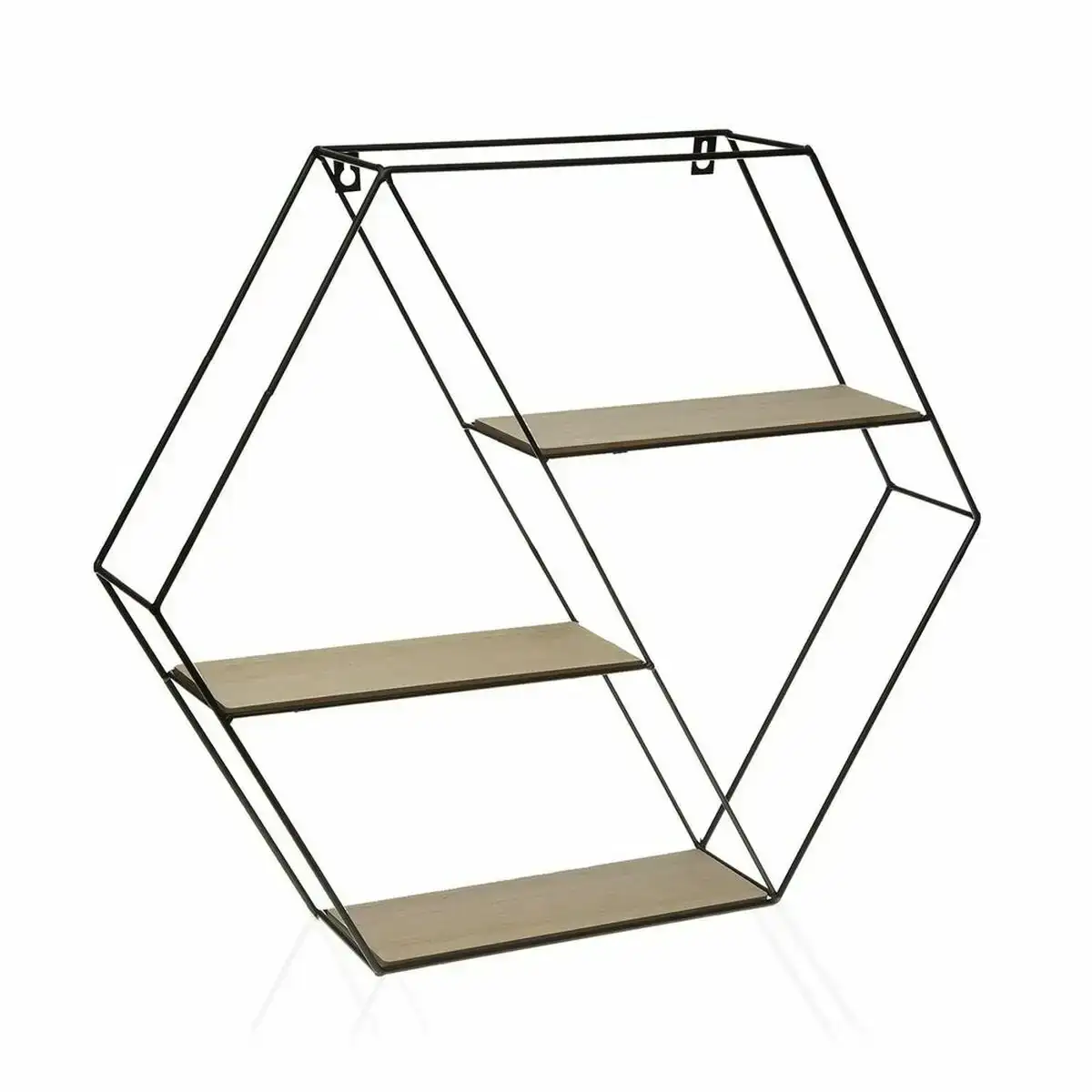 Etagere versa noir bois 58 x 51 x 11 cm _1531. DIAYTAR COTE D'IVOIRE - Votre Source de Découvertes Shopping. Découvrez des trésors dans notre boutique en ligne, allant des articles artisanaux aux innovations modernes.