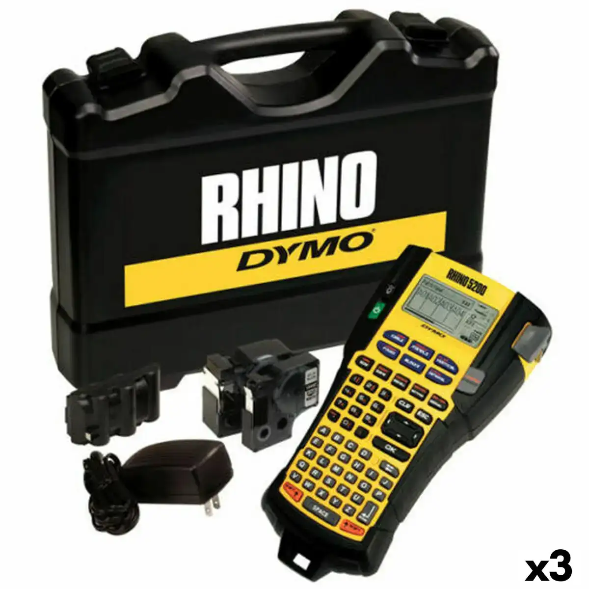 Etiqueteuse portable electrique dymo rhino 5200 porte documents 3 unites _1321. DIAYTAR COTE D'IVOIRE - Votre Plateforme pour un Shopping Inspiré. Explorez nos offres variées et découvrez des articles qui stimulent votre créativité et embellissent votre vie.