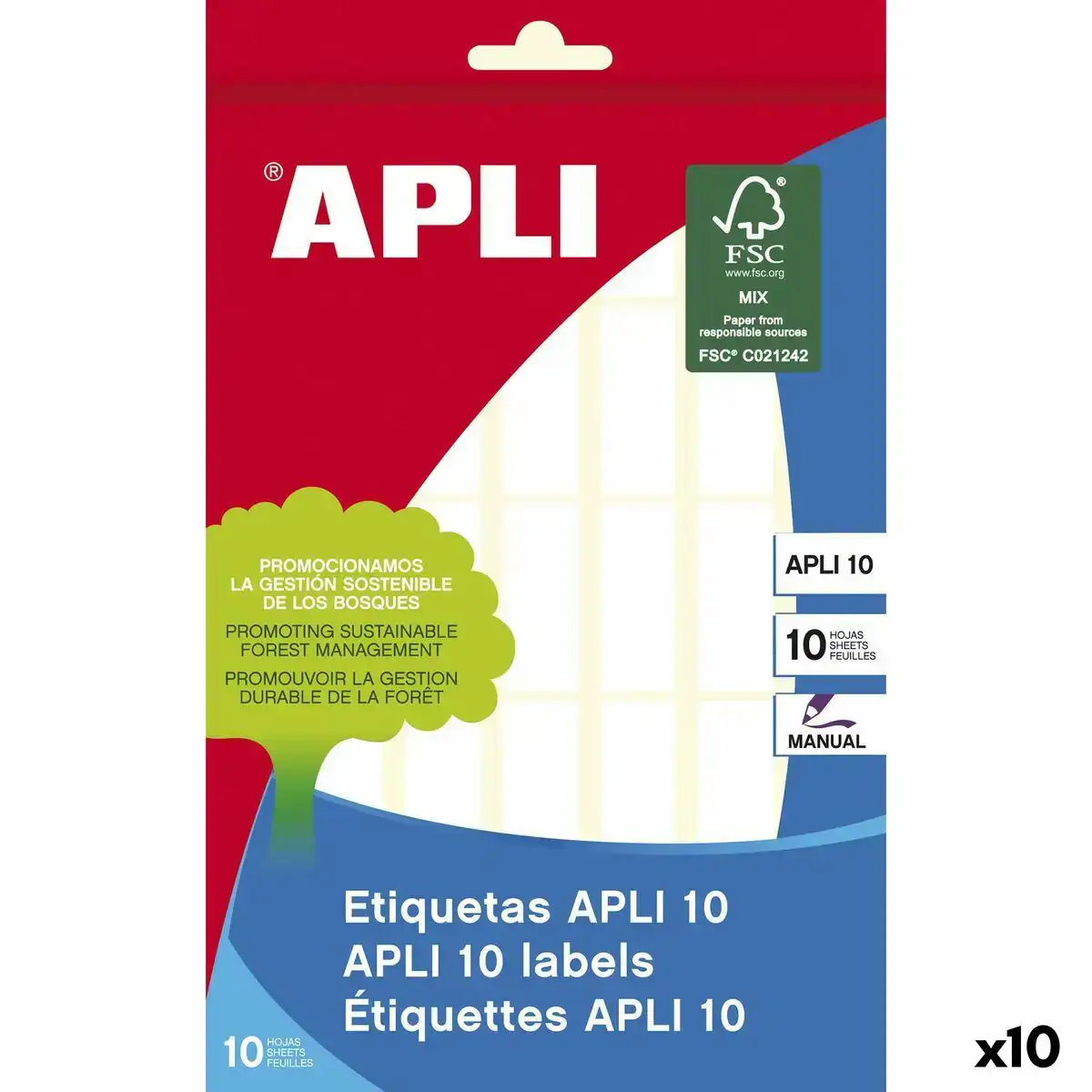 Etiquettes adhesives apli 10 12 x 30 mm papier blanc 10 volets 10 unites _2183. Plongez dans l'Expérience DIAYTAR COTE D'IVOIRE - Où Chaque Produit a une Histoire. Explorez notre boutique en ligne pour trouver des articles qui incarnent la passion et la créativité du Côte d'Ivoire.
