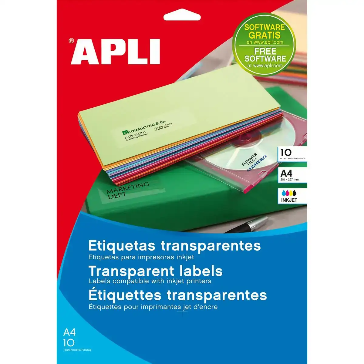 Etiquettes adhesives apli 48 5 x 25 4 mm transparent 10 volets_2009. DIAYTAR COTE D'IVOIRE - Où Chaque Détail Fait la Différence. Parcourez notre sélection soignée et choisissez des articles qui rehaussent votre quotidien, du fonctionnel à l'esthétique.