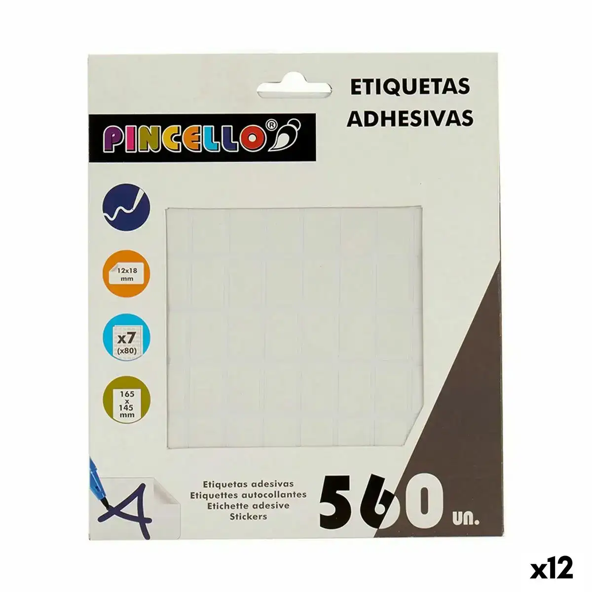 Etiquettes adhesives blanc 12 x 18 mm rectangulaire 12 unites _8155. DIAYTAR COTE D'IVOIRE - Là où le Shopping Devient une Expérience. Naviguez à travers notre catalogue diversifié et découvrez des produits qui ajoutent de la couleur et de la passion à votre vie.