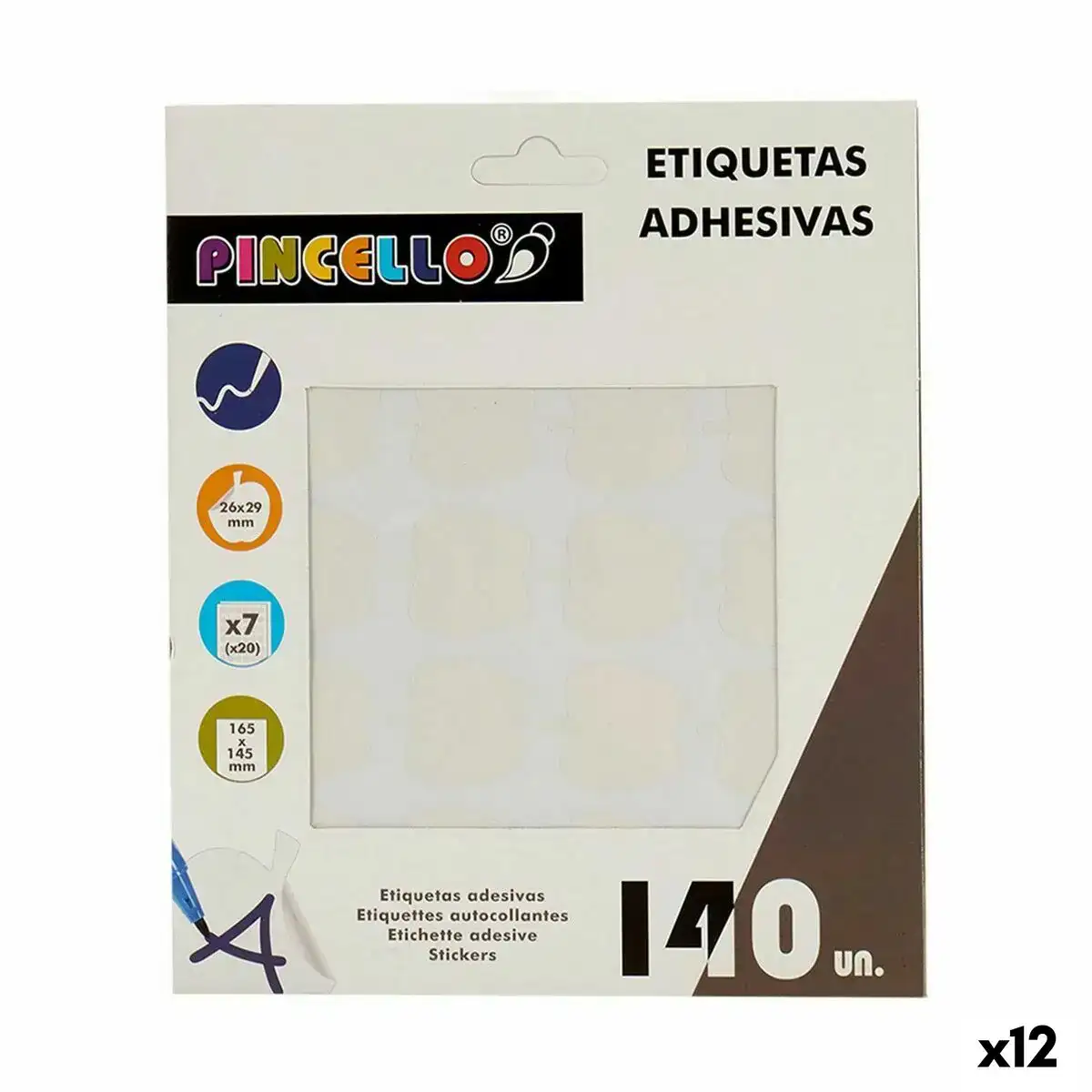 Etiquettes adhesives blanc 22 x 49 mm pomme 12 unites _1641. DIAYTAR COTE D'IVOIRE - Votre Passage vers le Chic et l'Élégance. Naviguez à travers notre boutique en ligne pour trouver des produits qui ajoutent une touche sophistiquée à votre style.