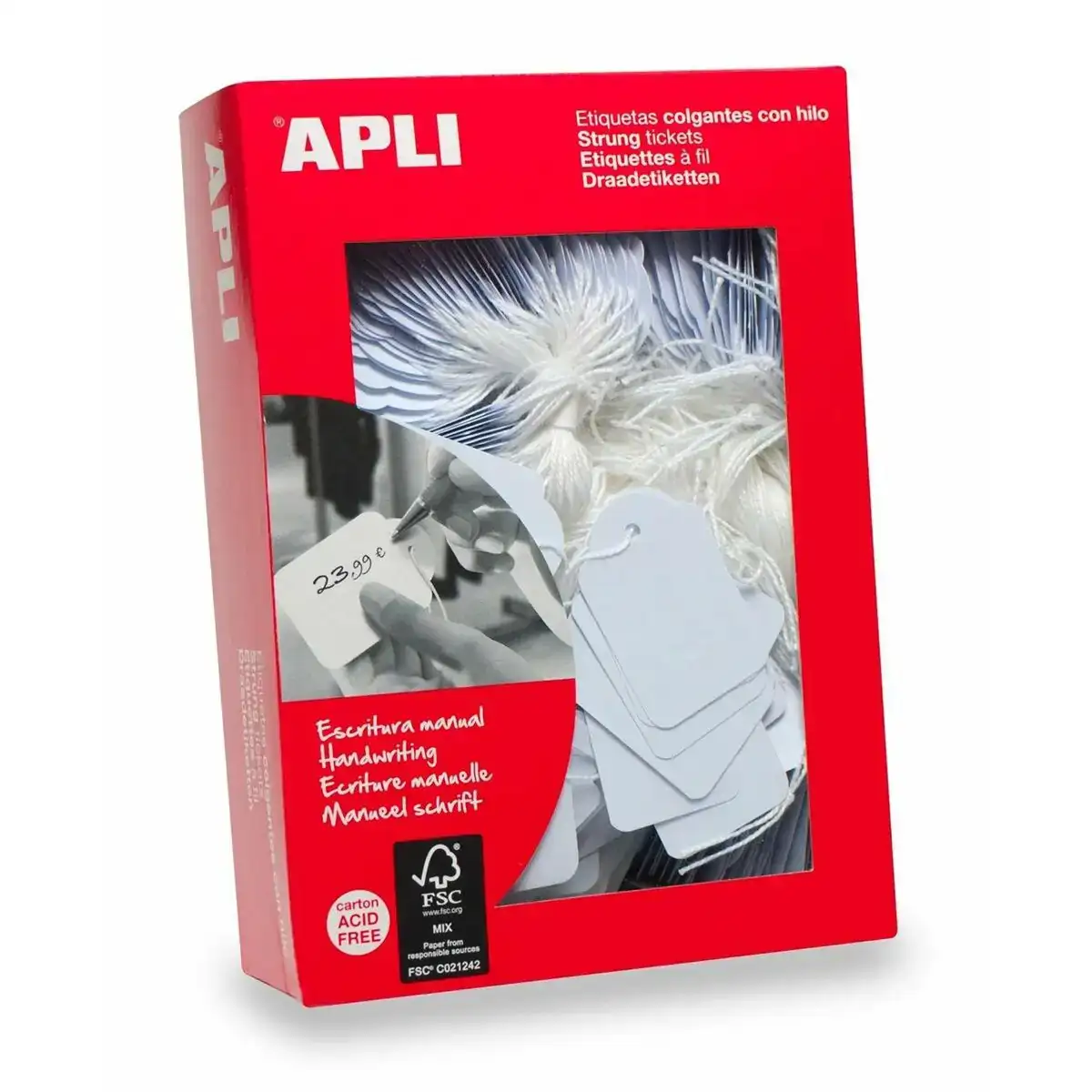 Etiquettes de suspension apli blanc 1000 pieces 13 x 20 mm _4675. DIAYTAR COTE D'IVOIRE - Où Chaque Produit est une Promesse de Qualité. Explorez notre boutique en ligne et choisissez des produits qui répondent à vos exigences élevées.