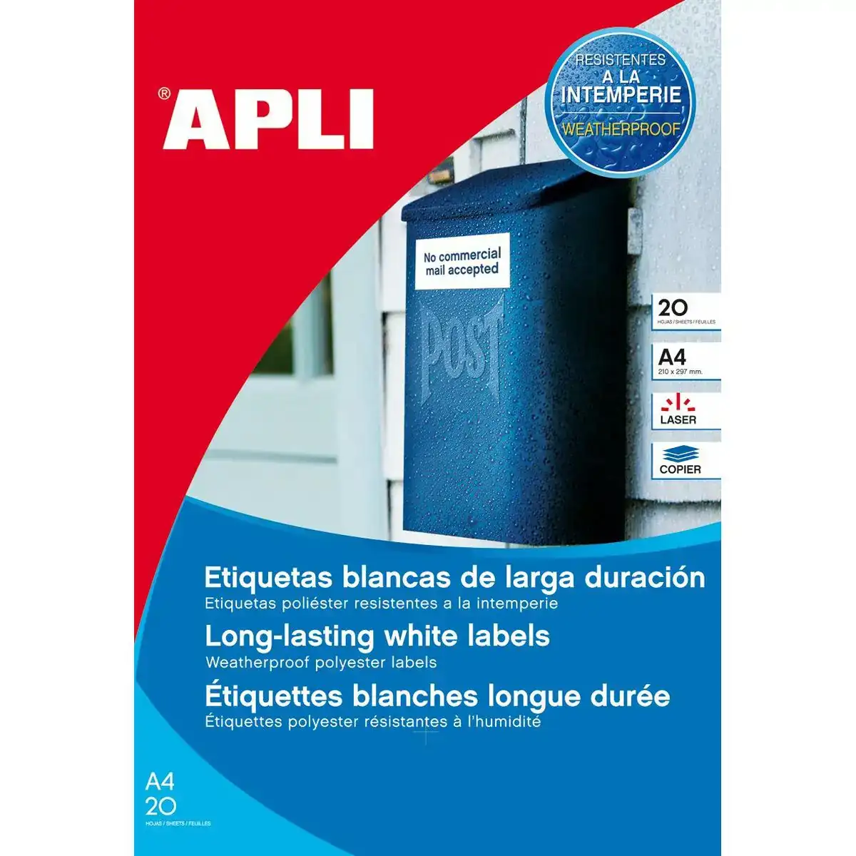 Etiquettes pour imprimante apli 99 1 x 139 mm blanc 20 volets_7178. DIAYTAR COTE D'IVOIRE - Là où Chaque Produit Évoque une Émotion. Parcourez notre catalogue et choisissez des articles qui vous touchent et qui enrichissent votre expérience.